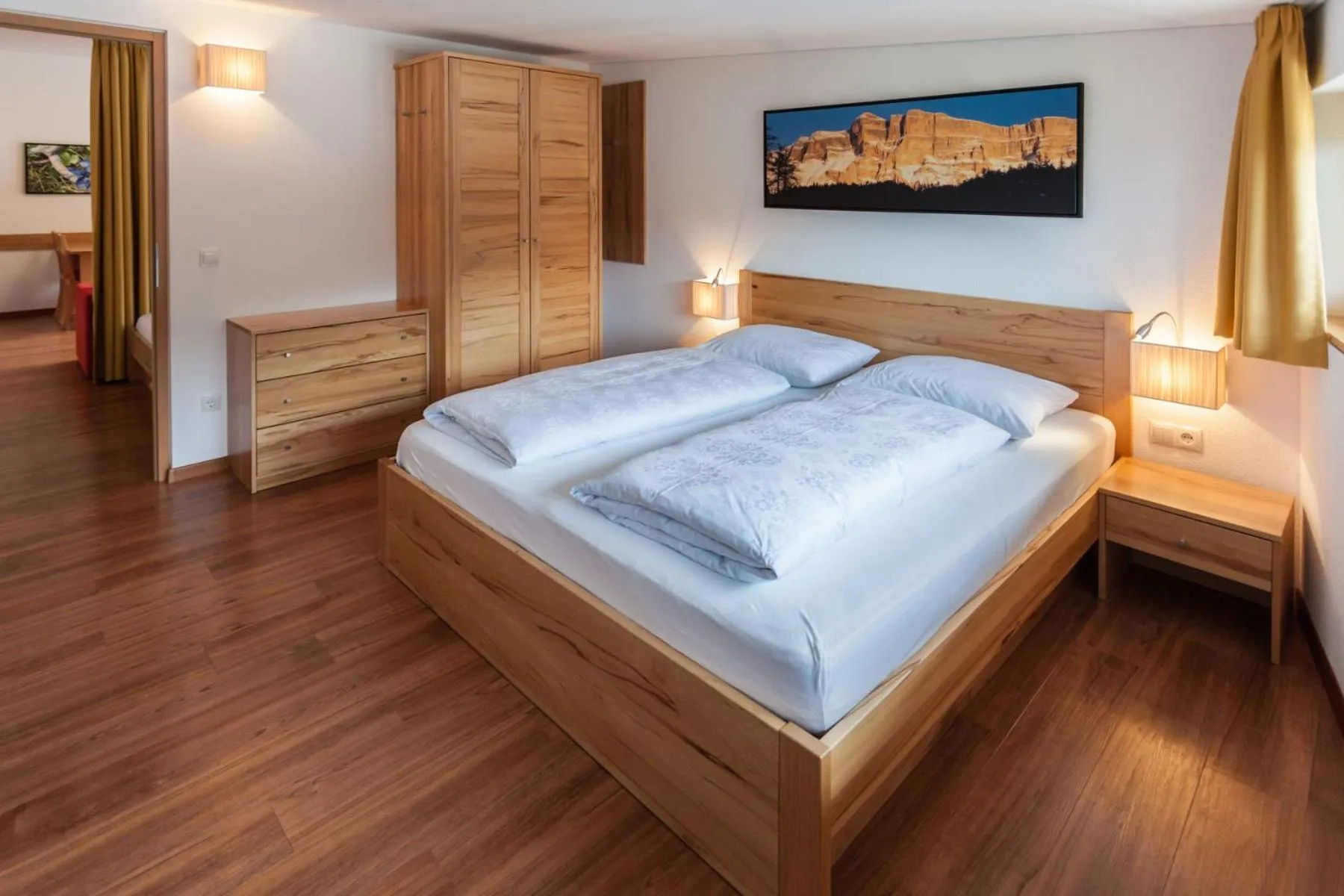 Decorative detail, Bed in Residence Aichner