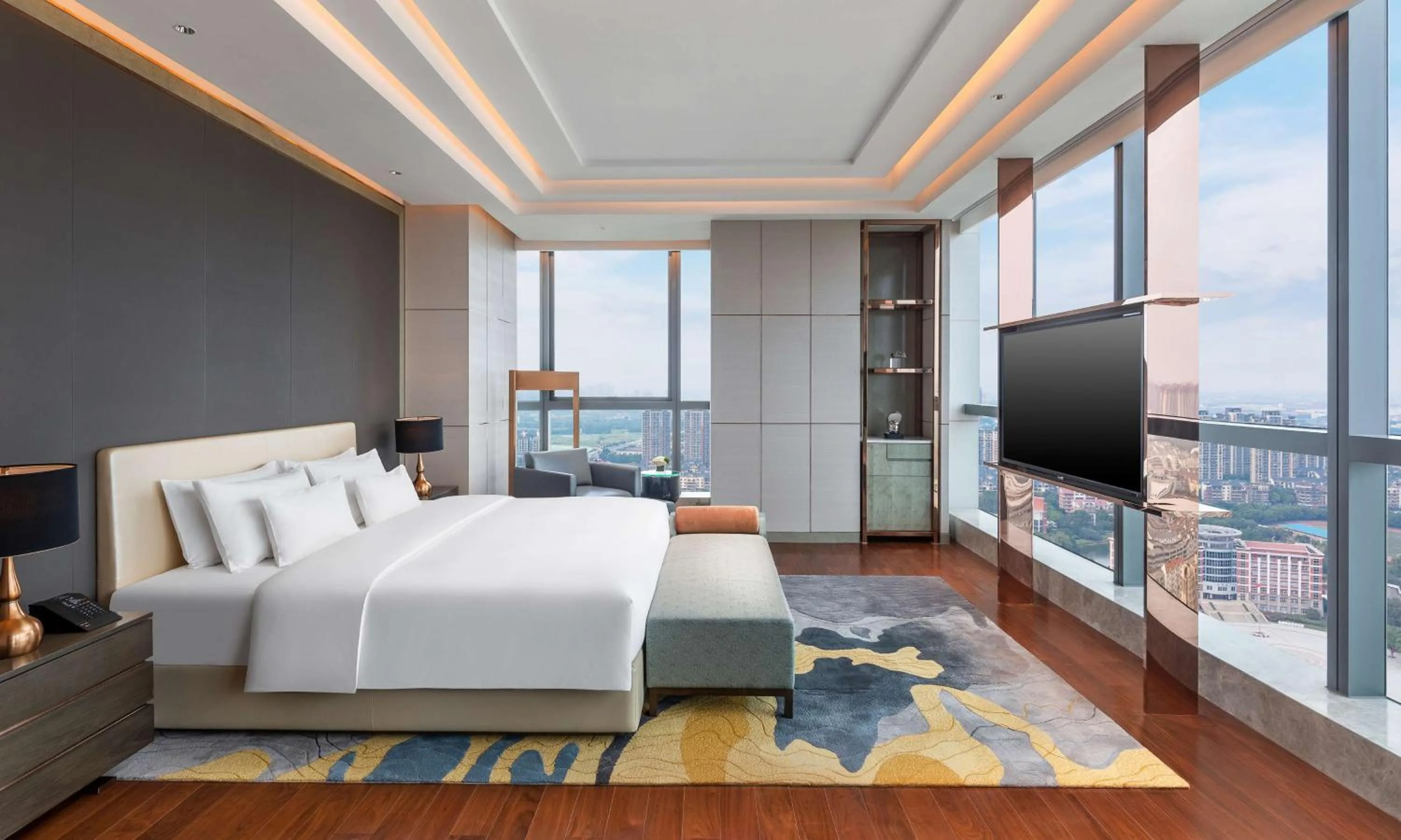 Photo of the whole room, Bed in Radisson Collection, Wuxi