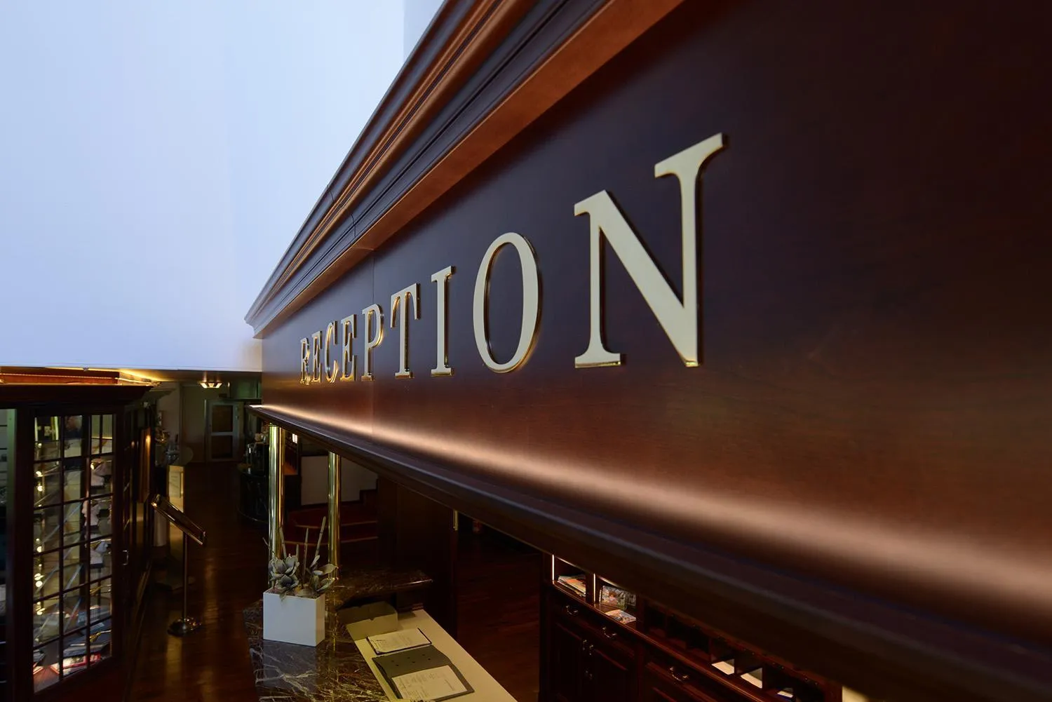 Lobby or reception in Parkhotel Stader Hof