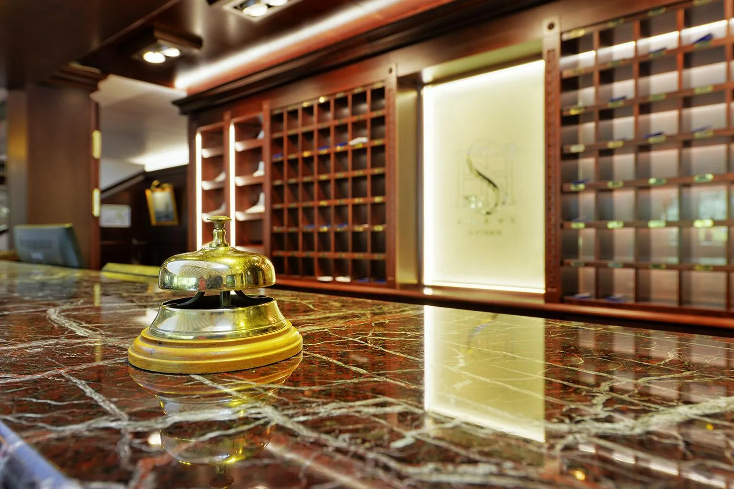 Lobby or reception in Parkhotel Stader Hof