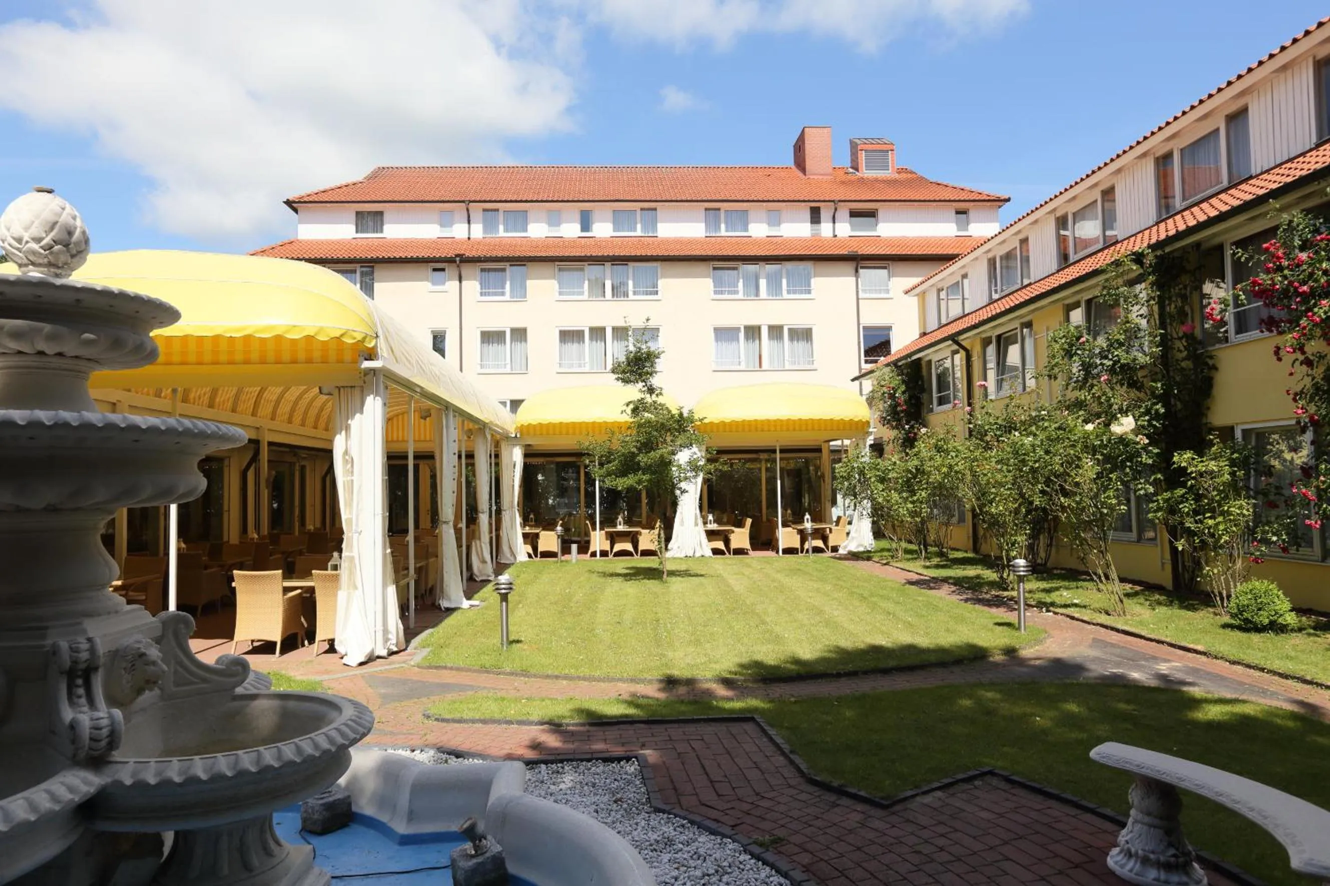 Garden in Parkhotel Stader Hof