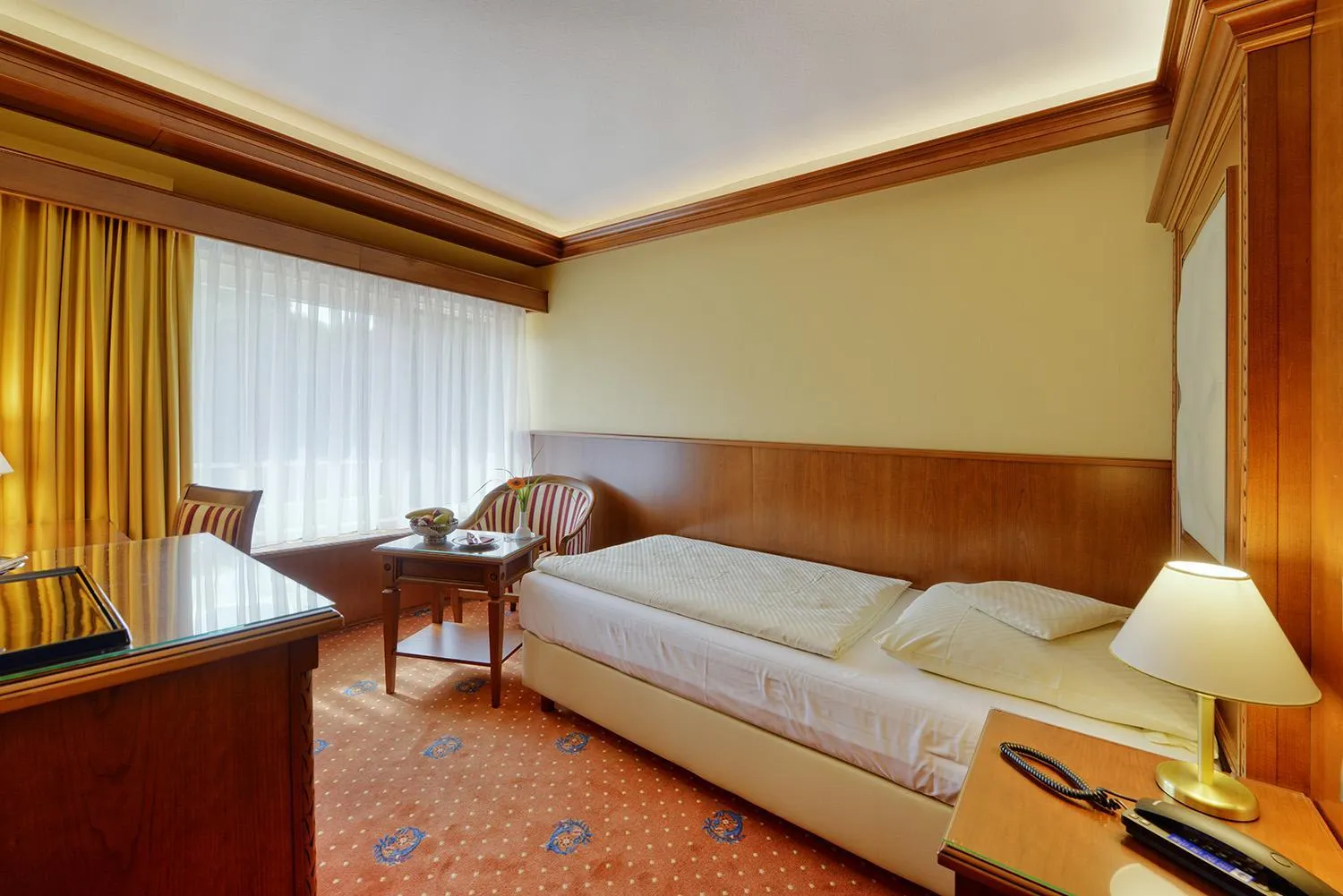 Photo of the whole room, Bed in Parkhotel Stader Hof