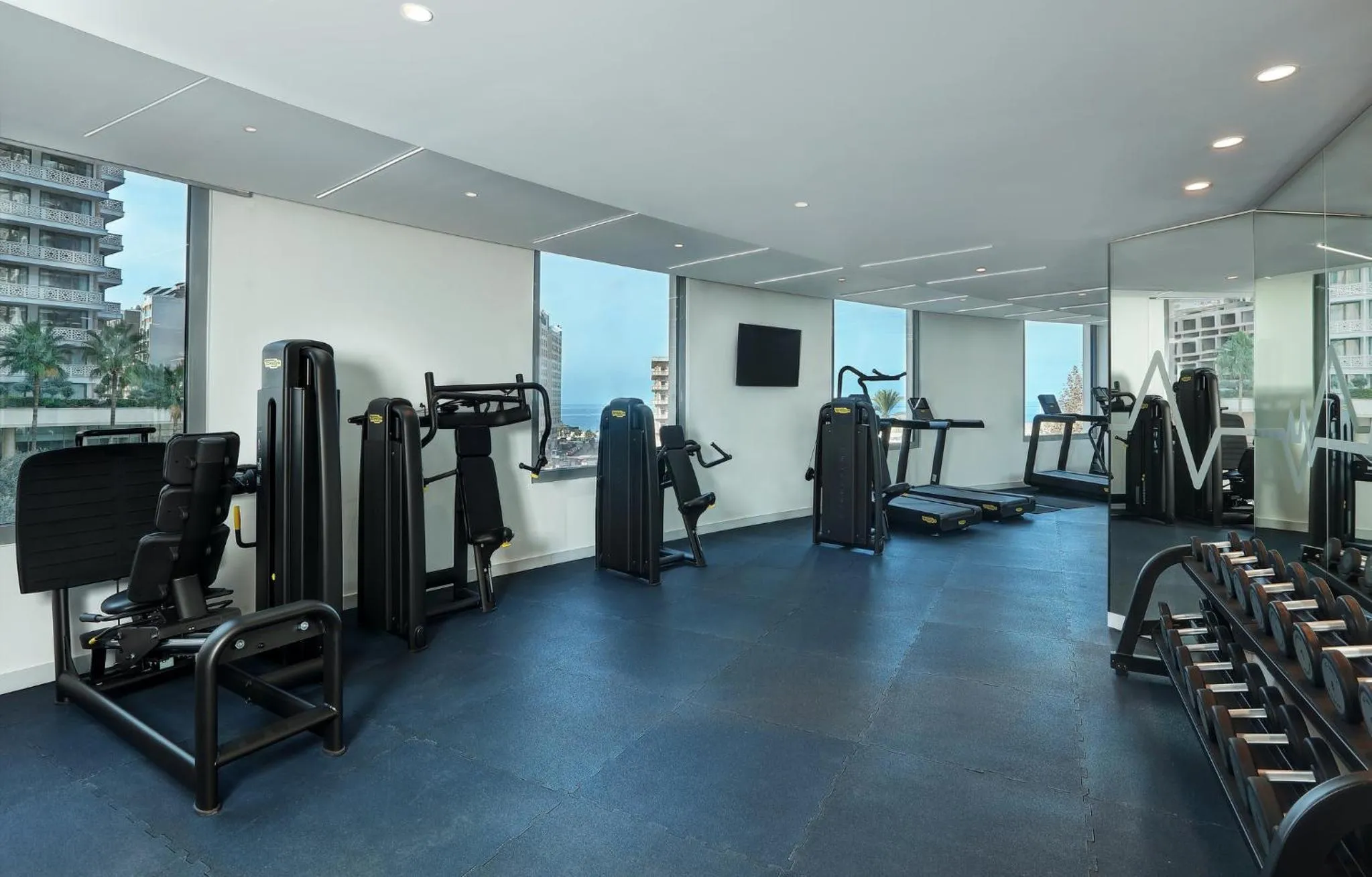Fitness centre/facilities in voco Beirut Central District by IHG