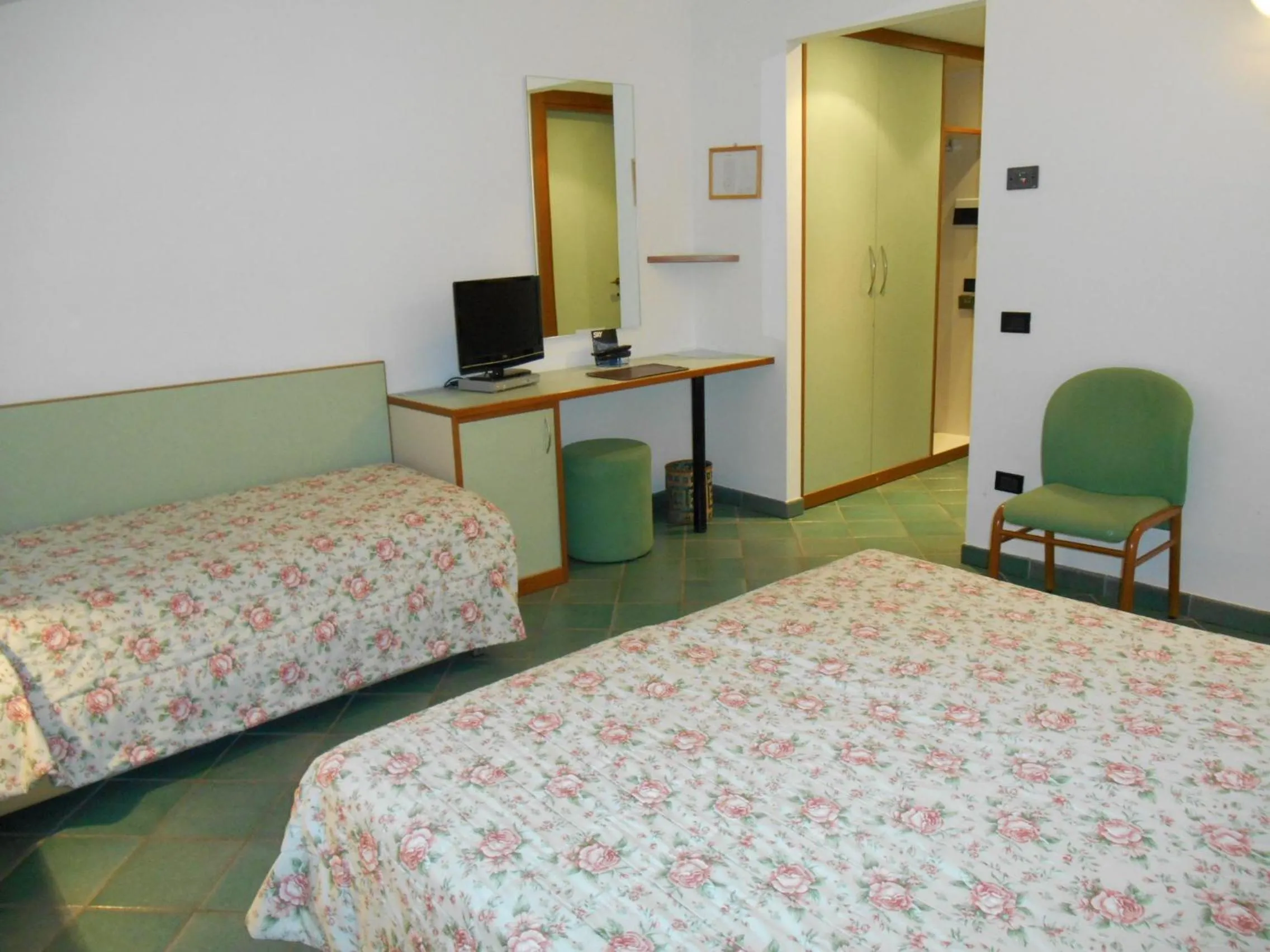 Bed in Hotel Pagnani