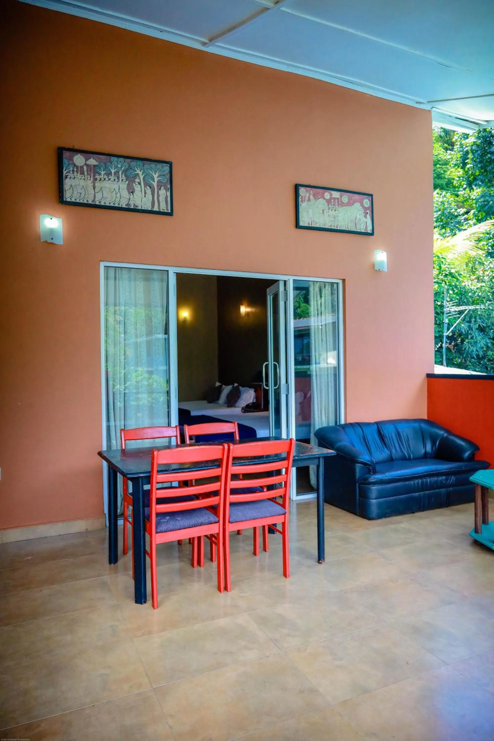 Patio in Funk Bunks - Kandy