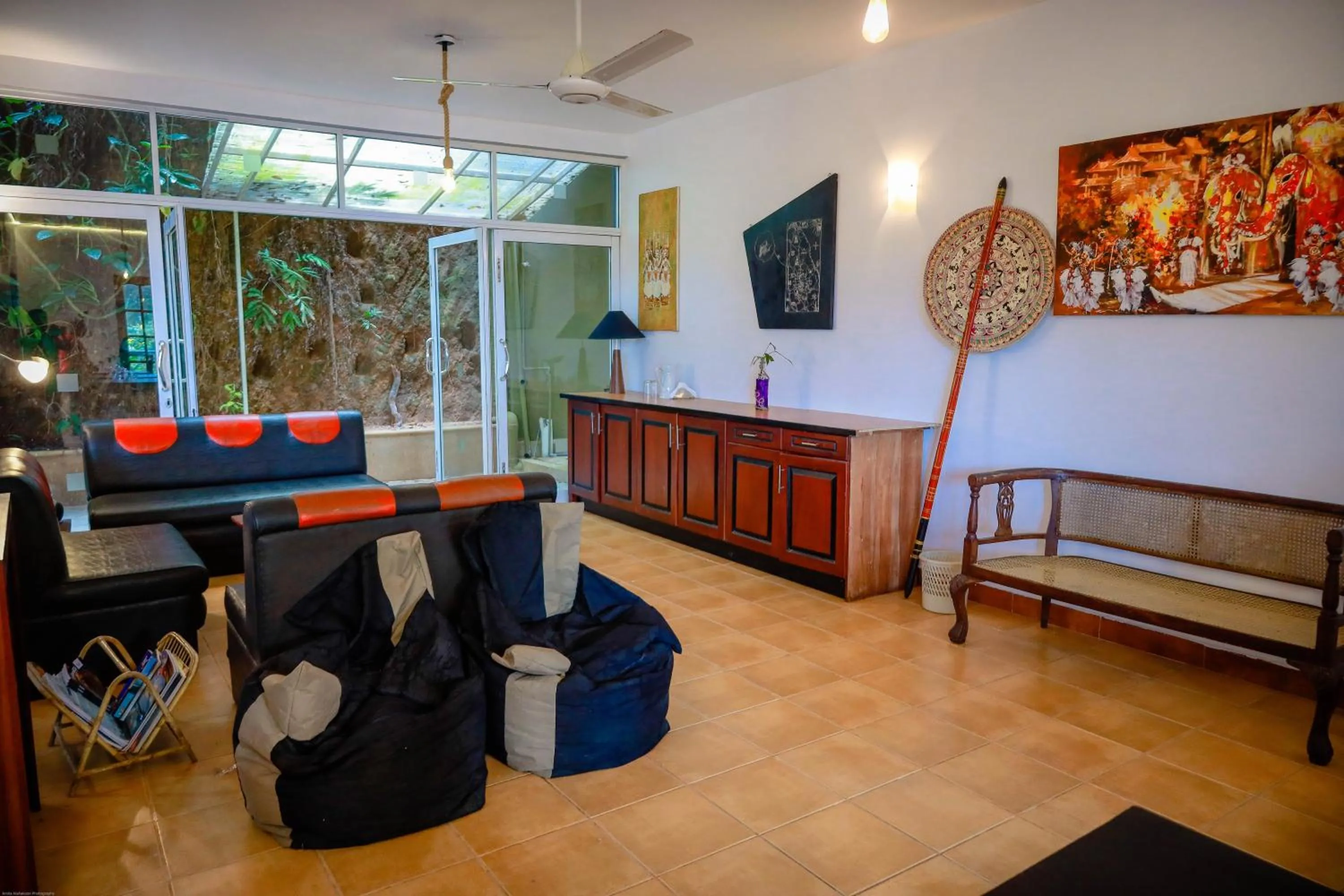 Lobby or reception in Funk Bunks - Kandy