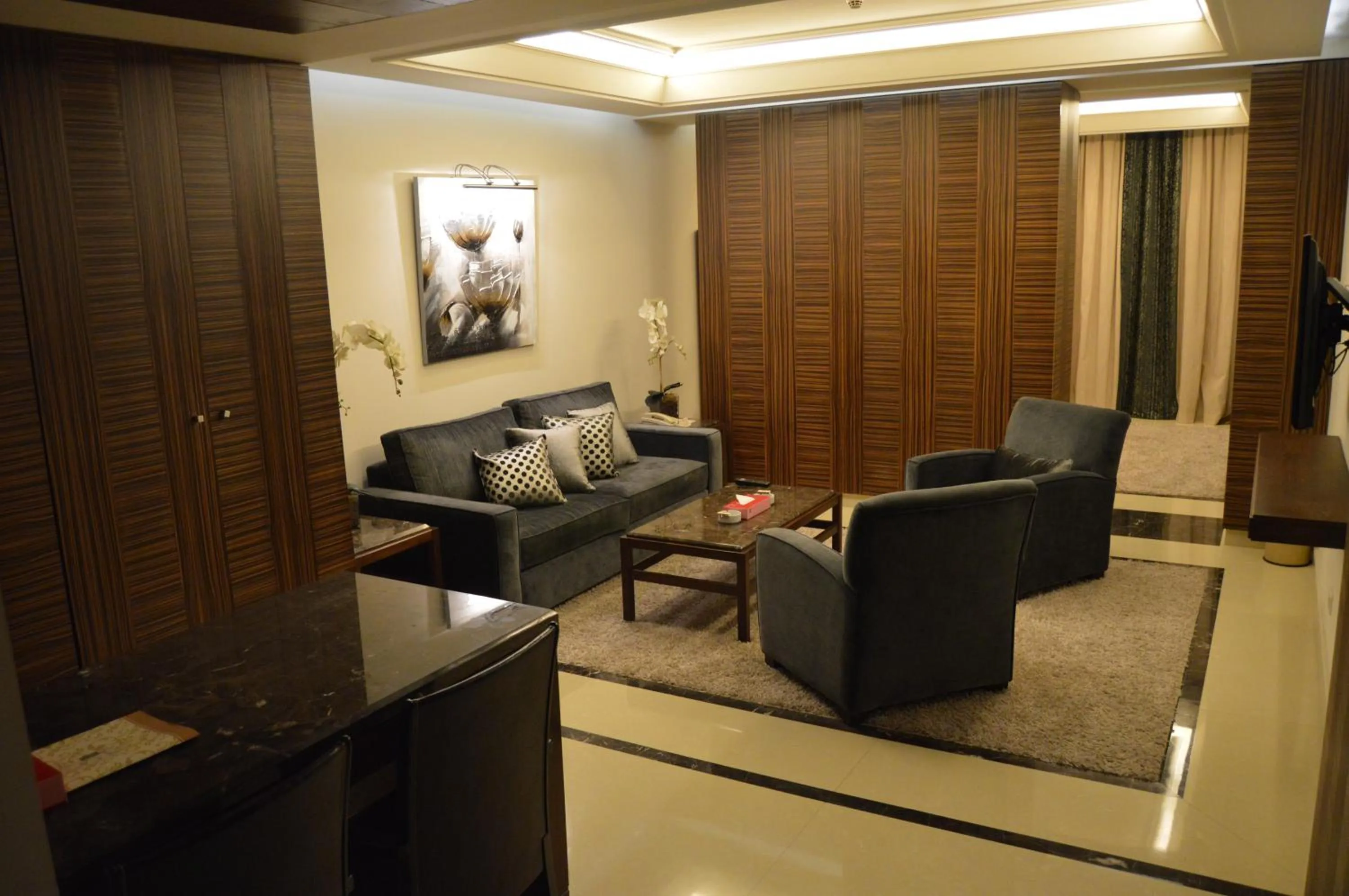 Living room in Markazia Suites