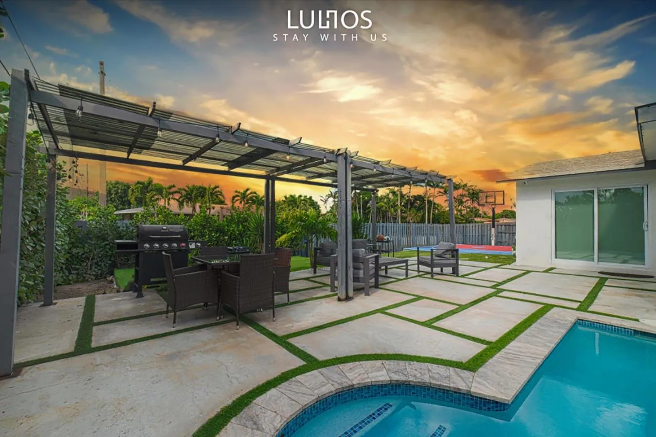 Off site in Magical Miami Retreat with Heated Pool, Mini Golf, and Basketball Court L19