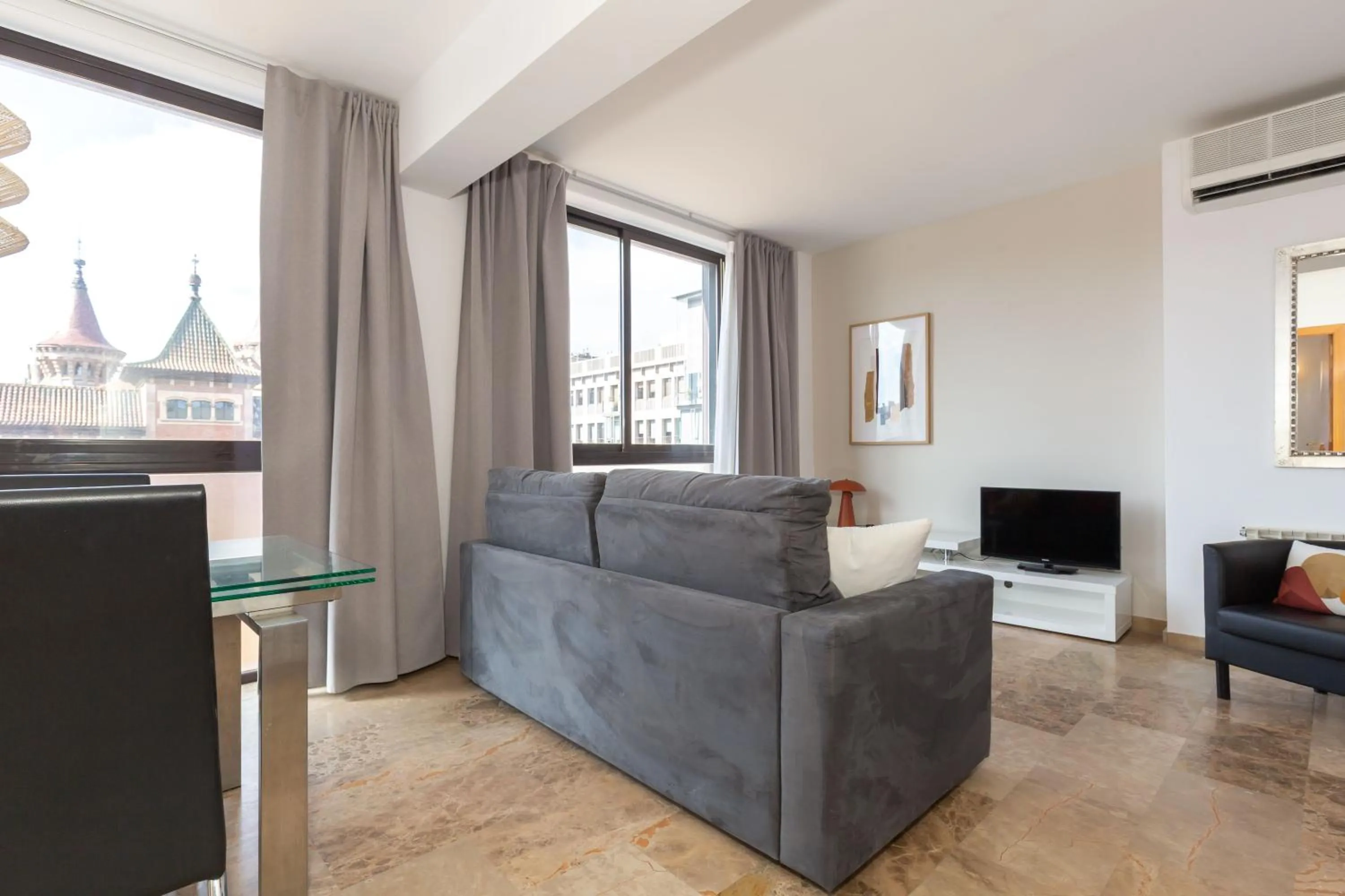 Living room in Picasso Suites