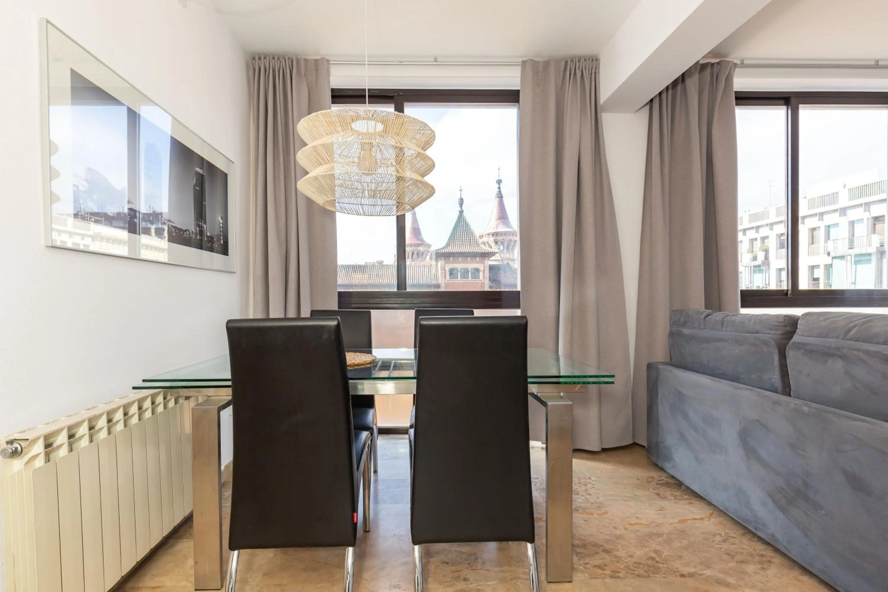 Living room in Picasso Suites