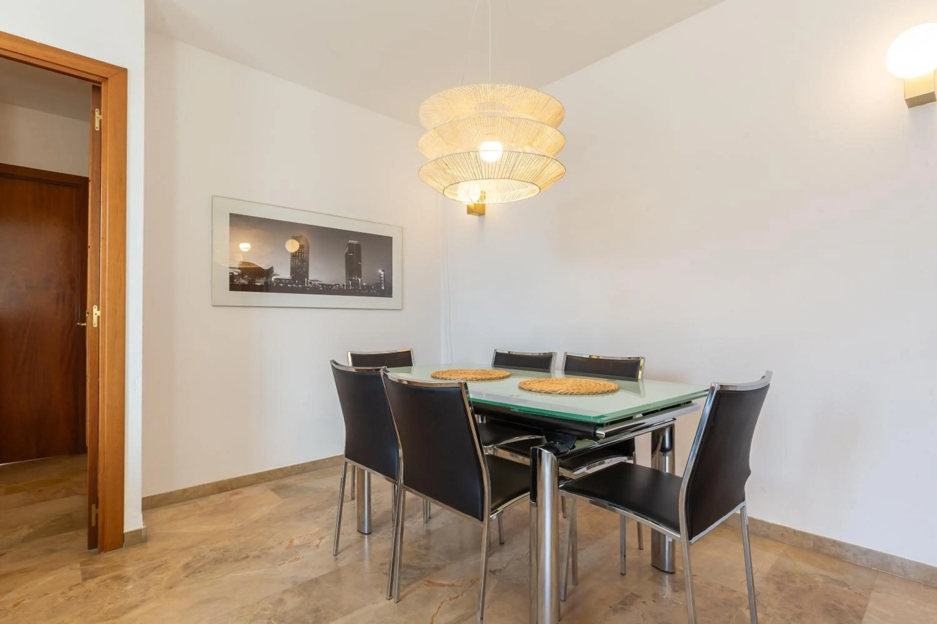 Dining area in Picasso Suites