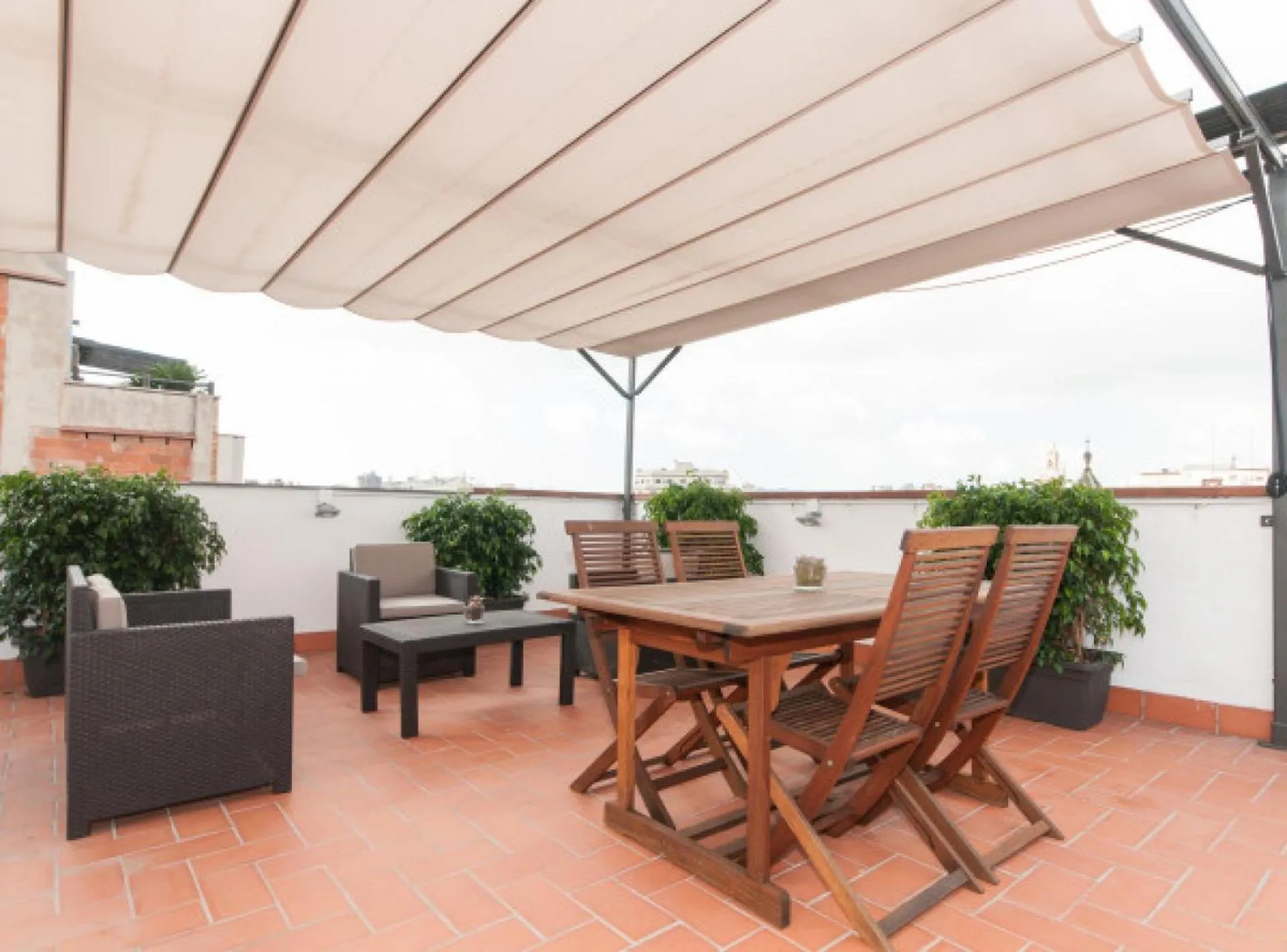 Patio in Picasso Suites