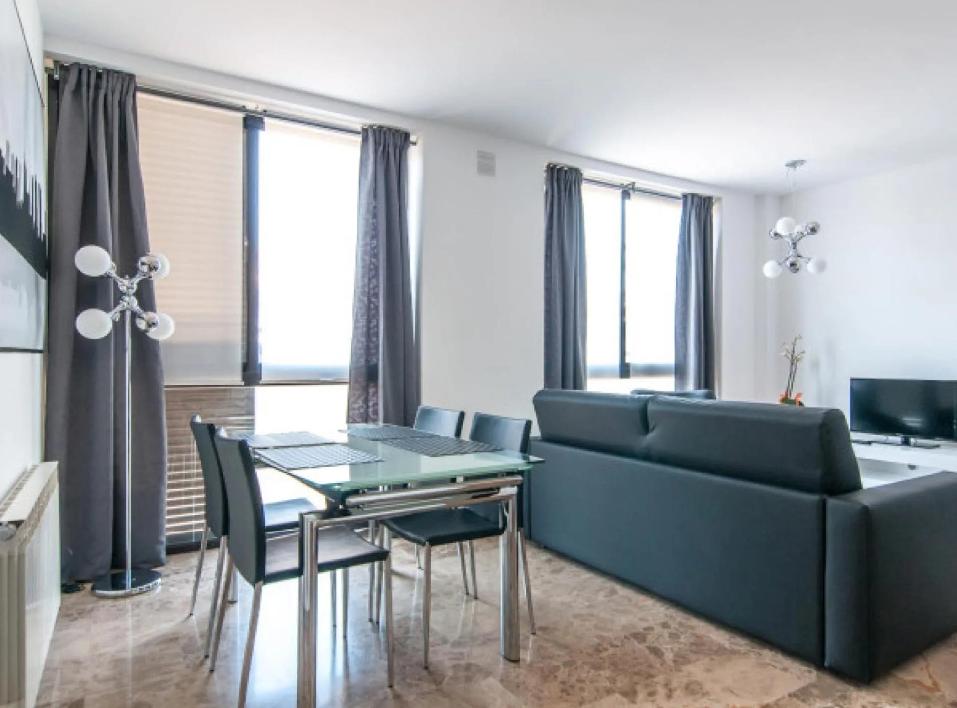 Seating area in Picasso Suites