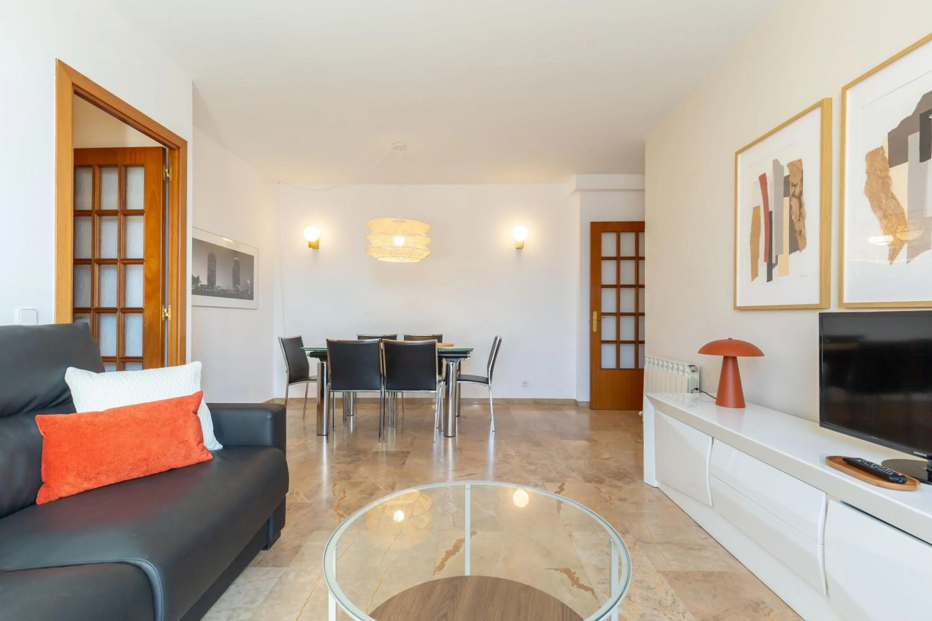 Seating area in Picasso Suites