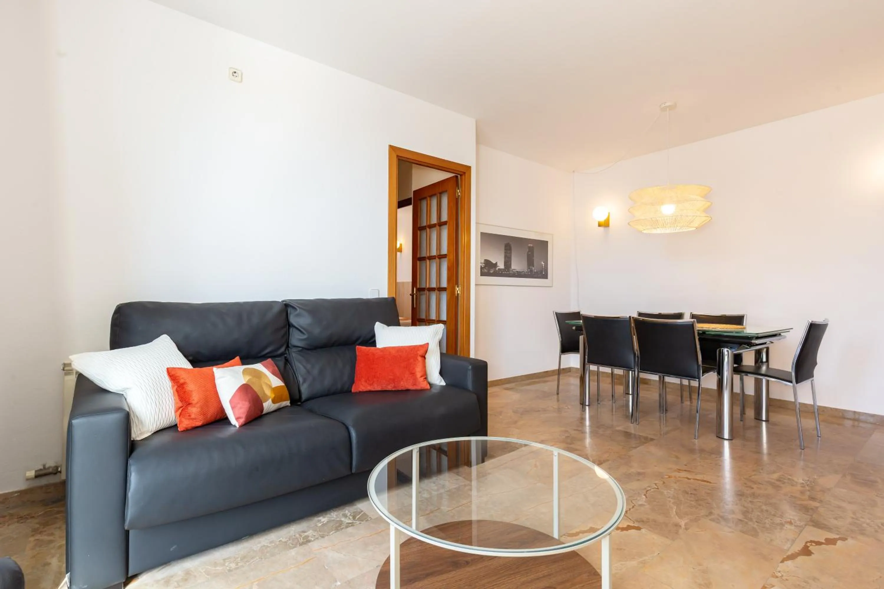 Living room in Picasso Suites