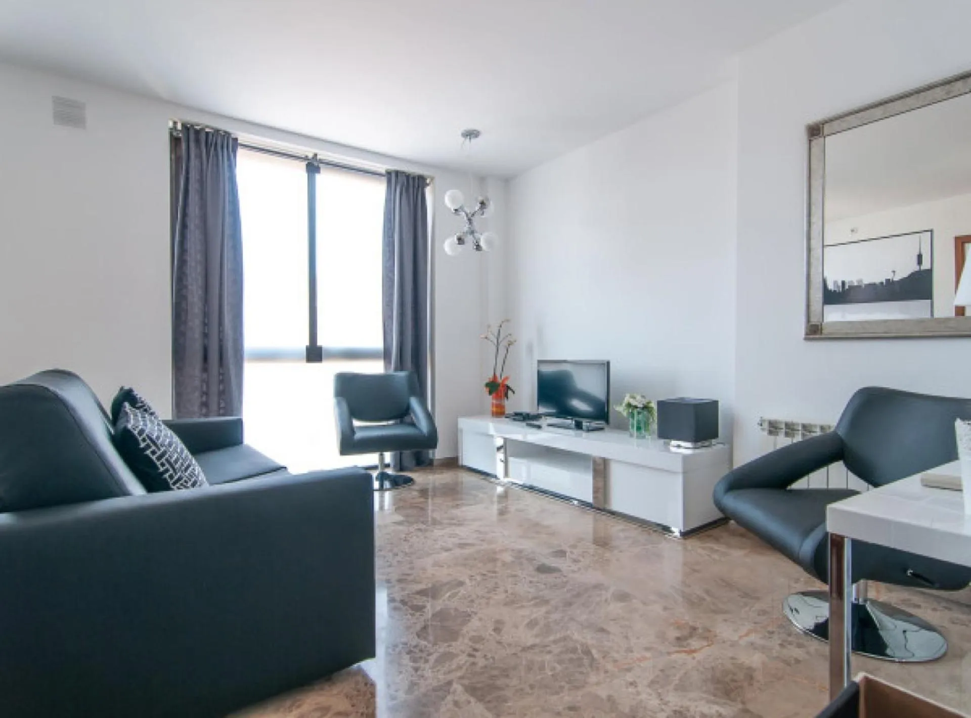 Living room in Picasso Suites