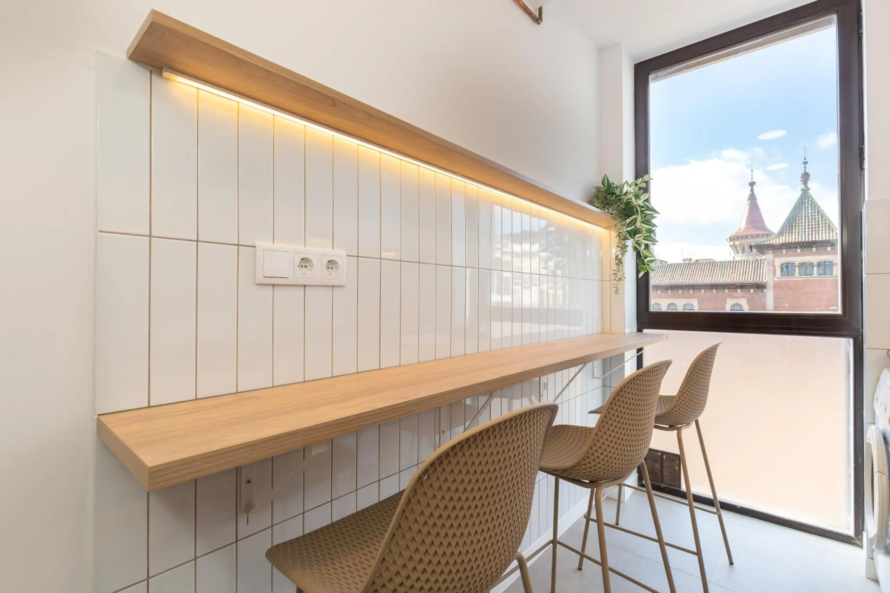 Dining area in Picasso Suites