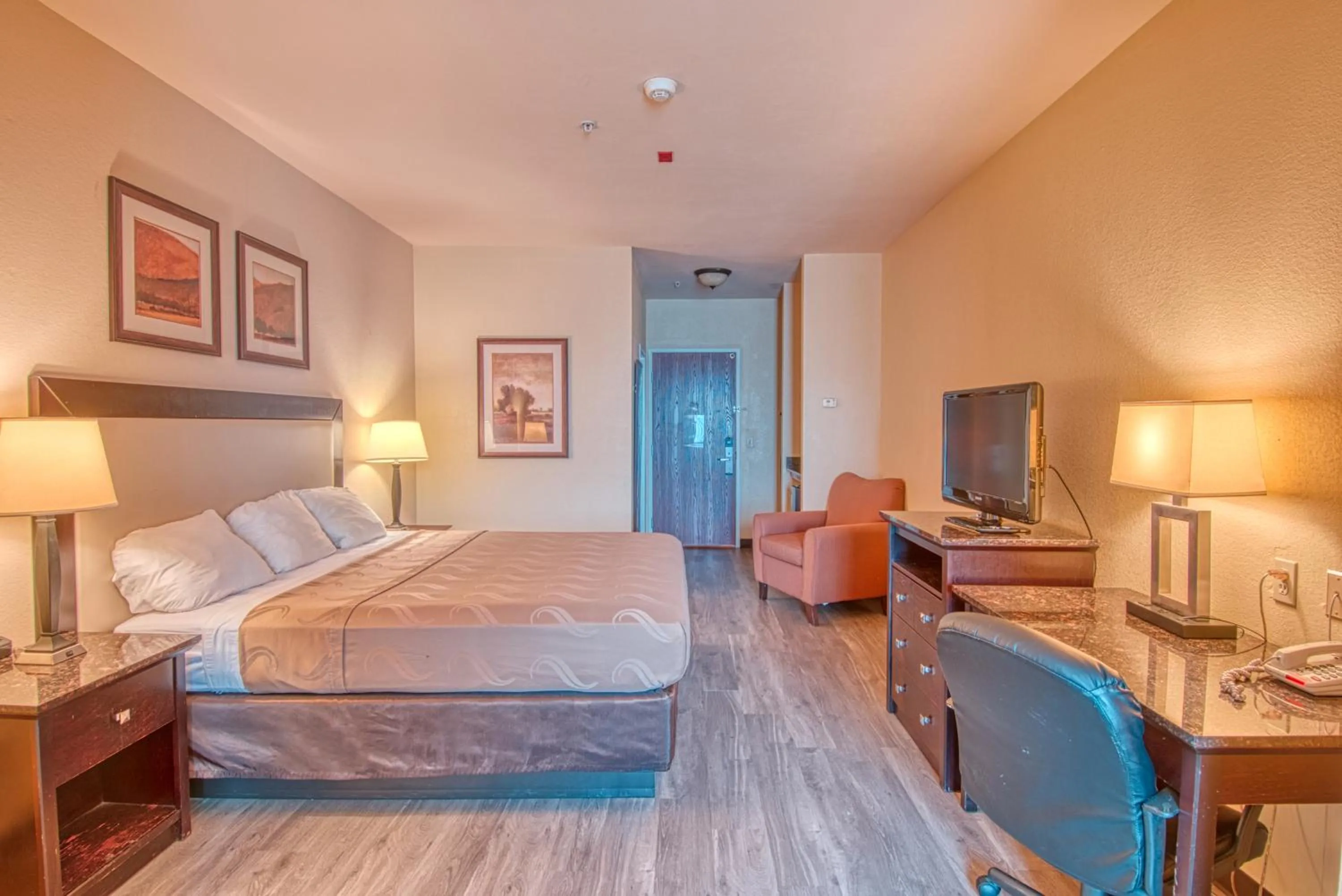 Bed in Express inn & suites