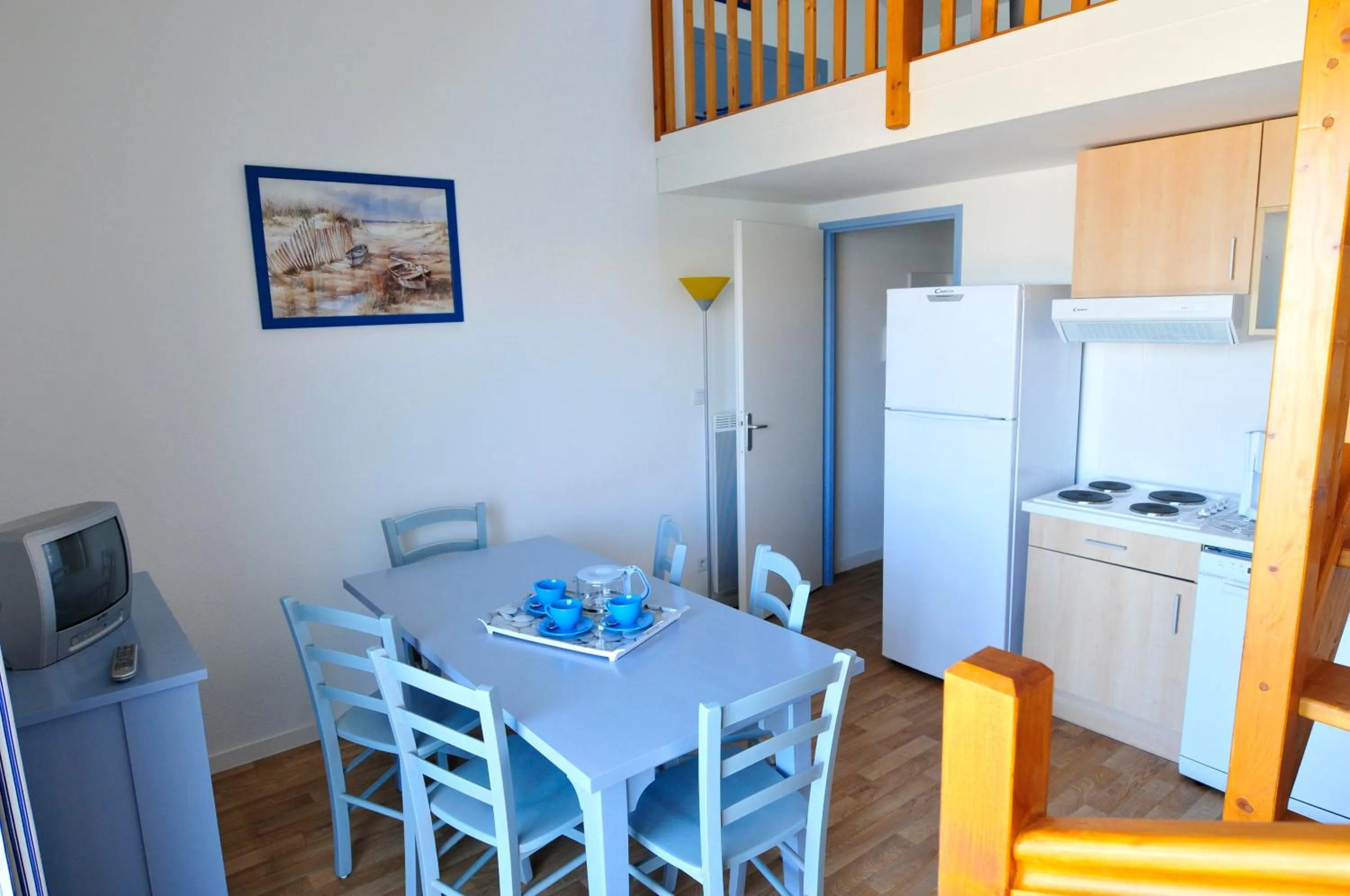 Kitchen or kitchenette in Vacancéole - Les Jardins de l'Amirauté