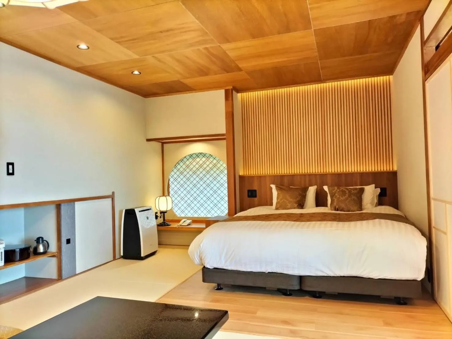 Bed in Sakahijiri gyokushoen