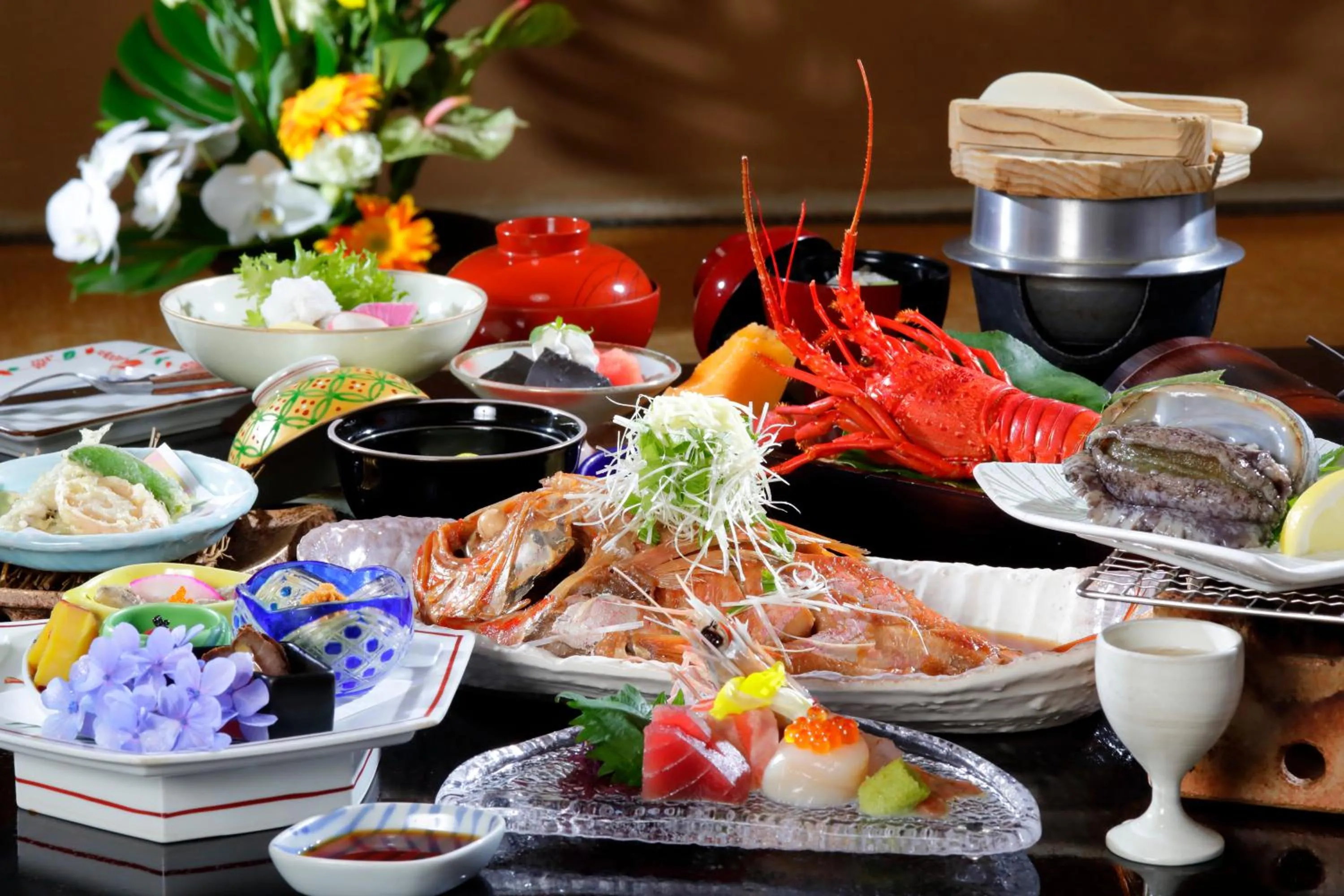 Food and drinks in Sakahijiri gyokushoen