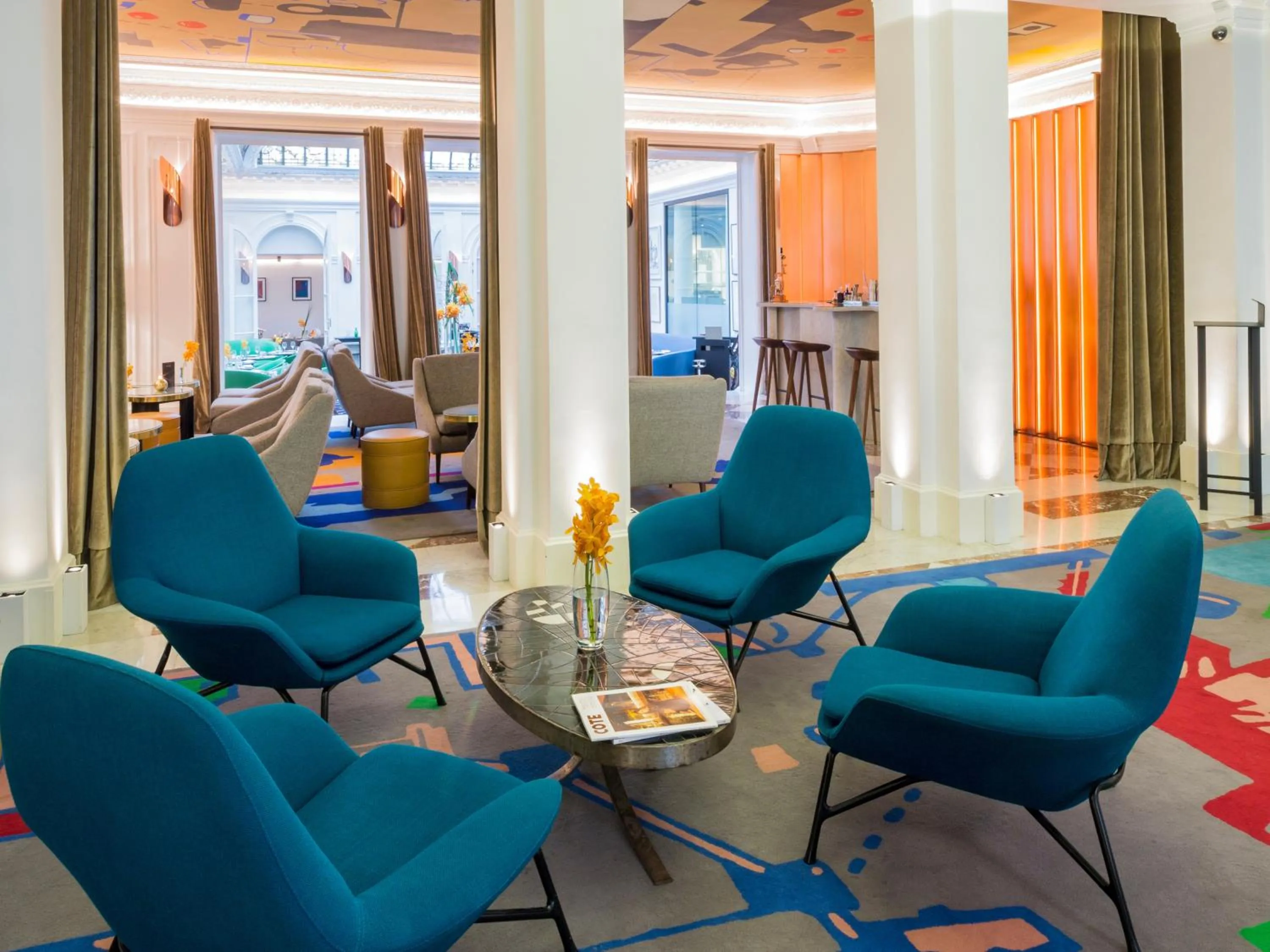 Lobby or reception in Hôtel Vernet Champs Elysées Paris