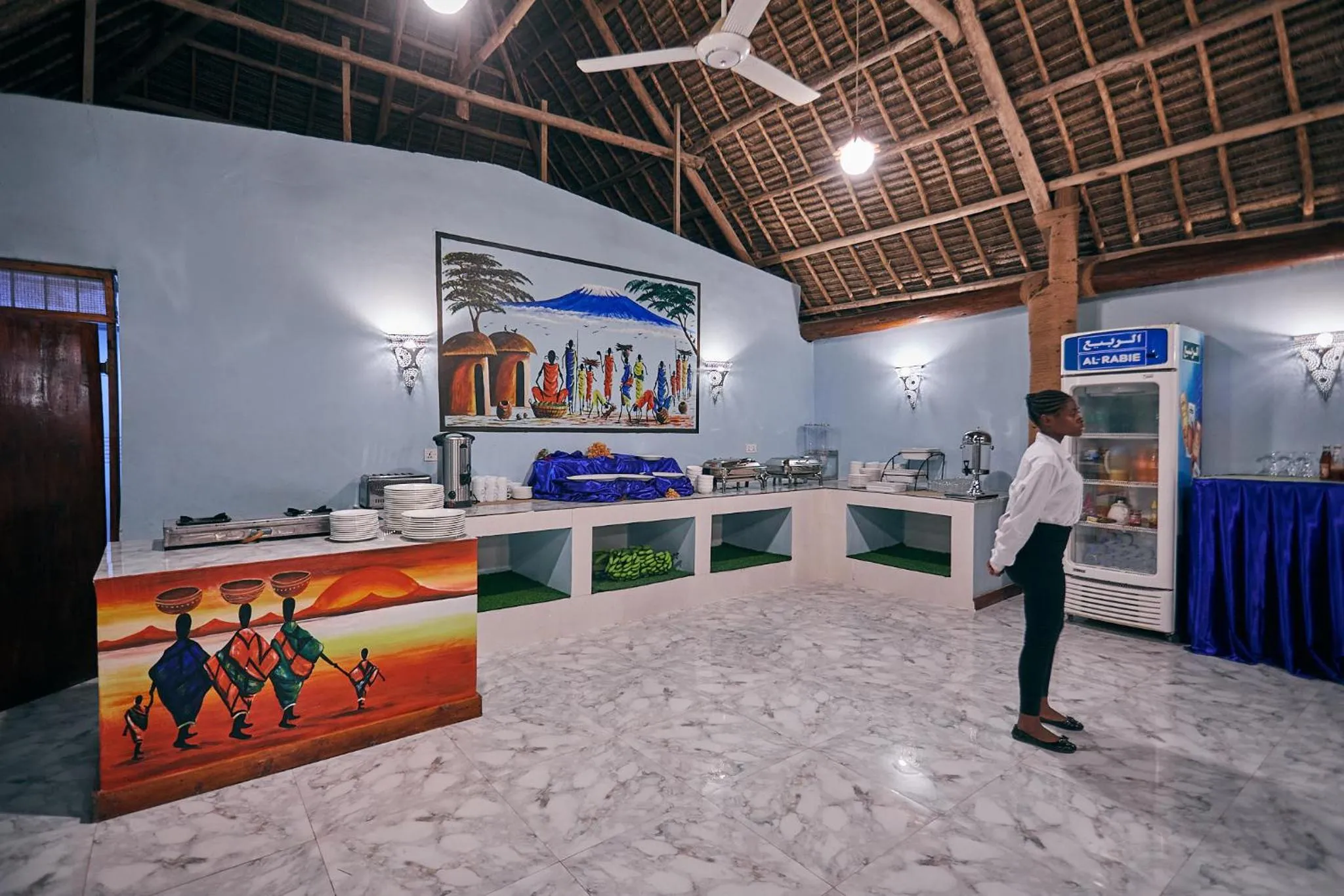 Restaurant/places to eat in Malika Nungwi Hotel