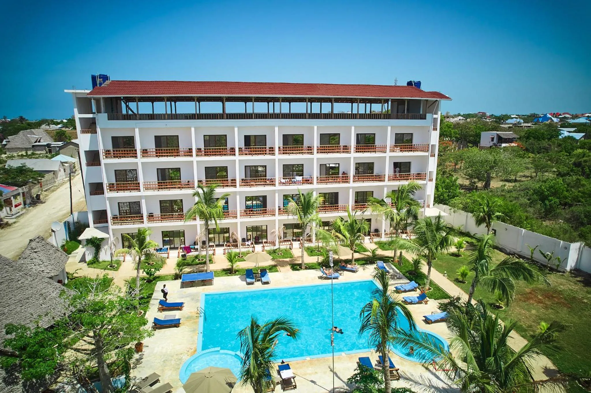 Property building in Malika Nungwi Hotel