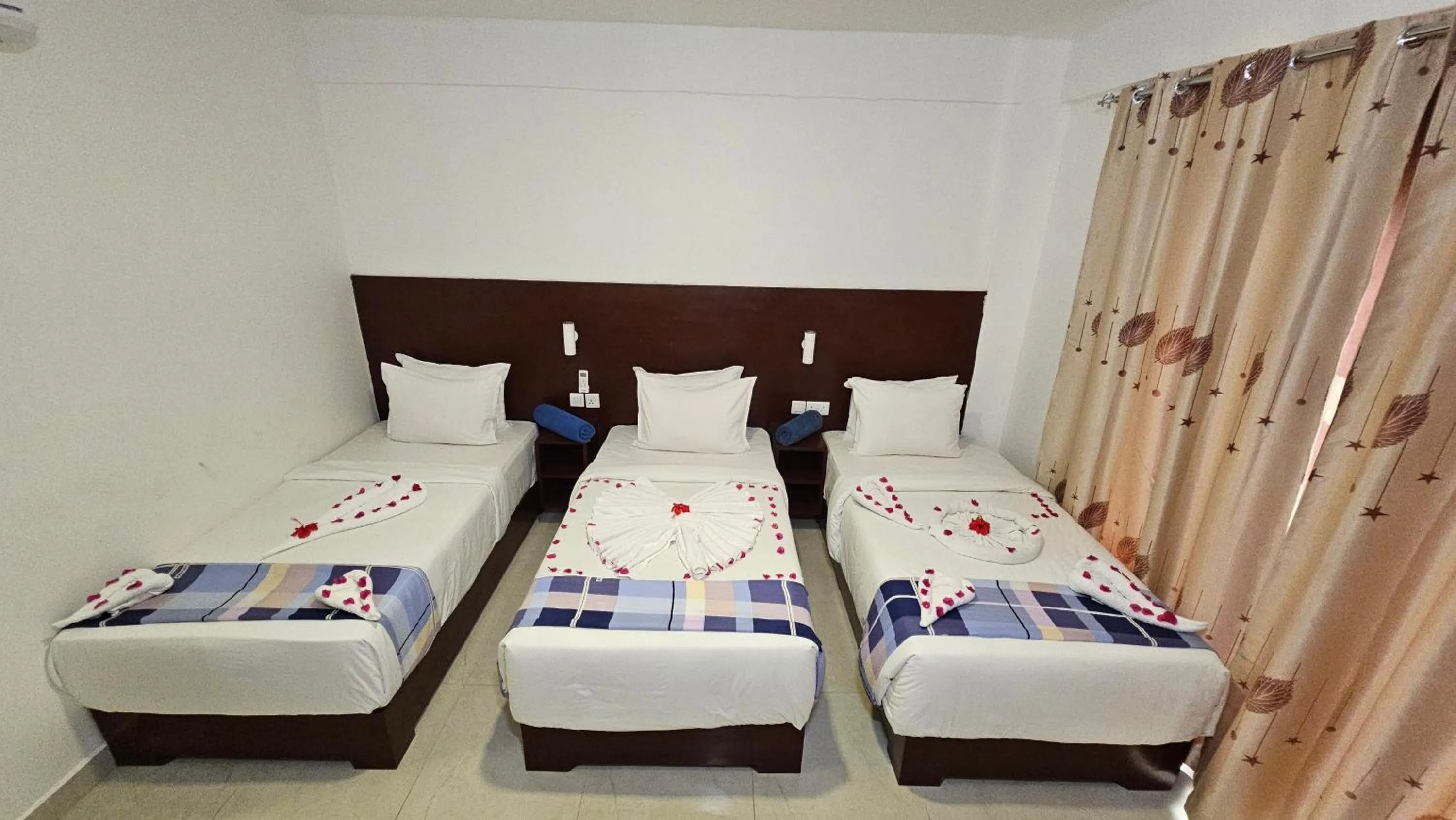 Bed in Malika Nungwi Hotel