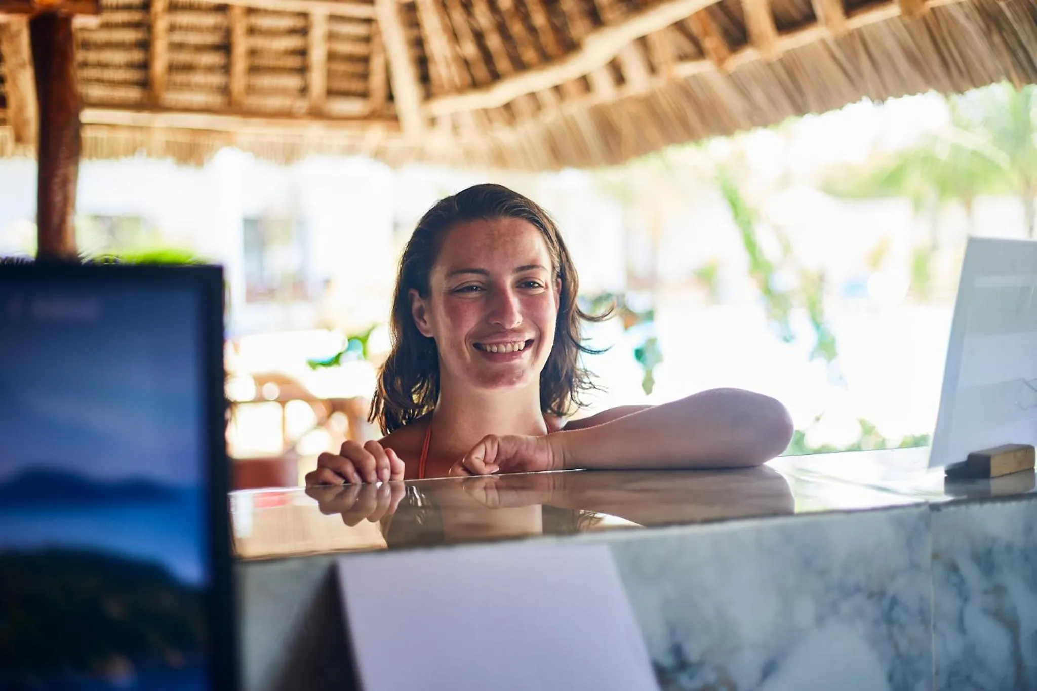 People in Malika Nungwi Hotel