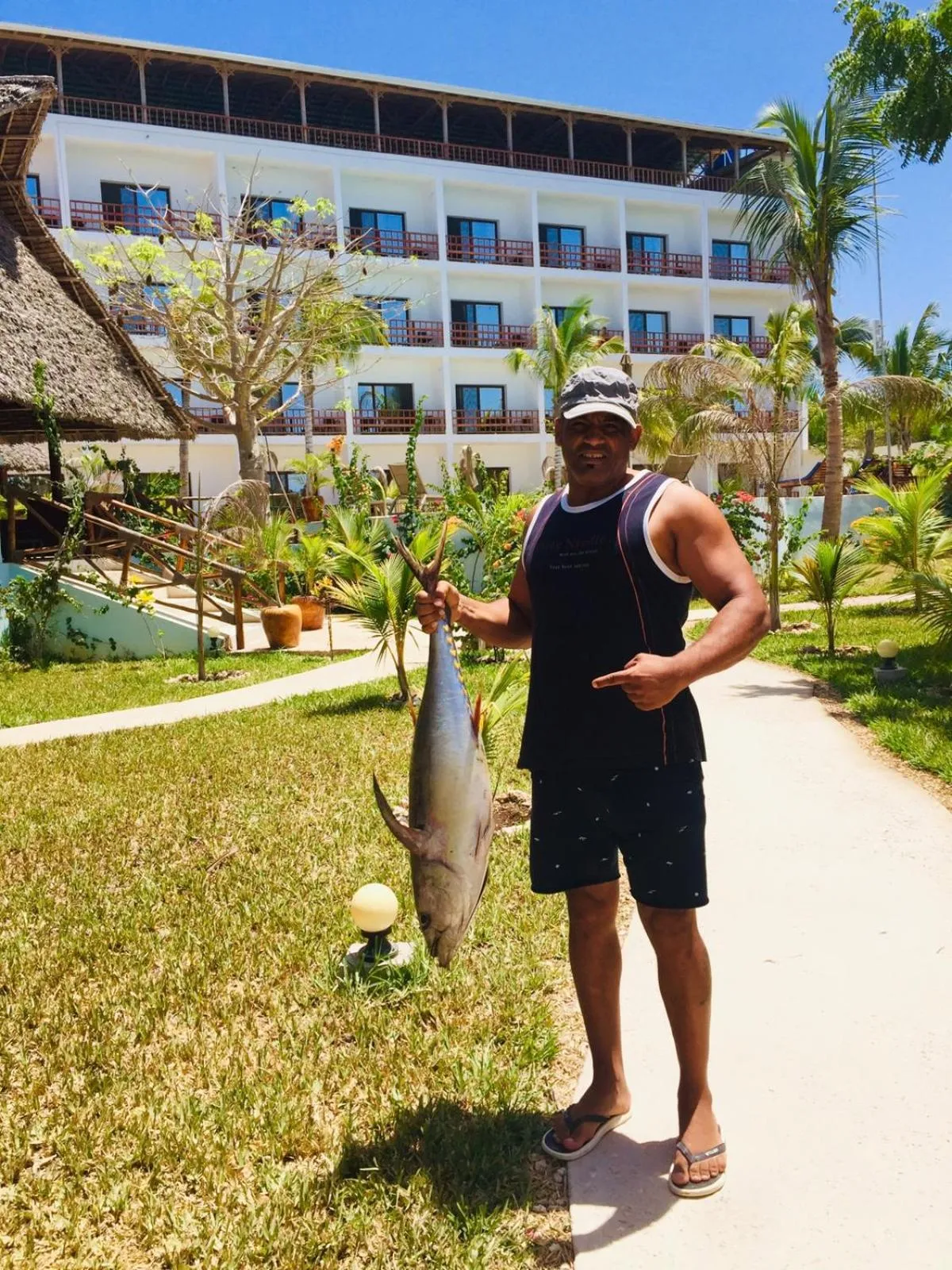 Garden view in Malika Nungwi Hotel
