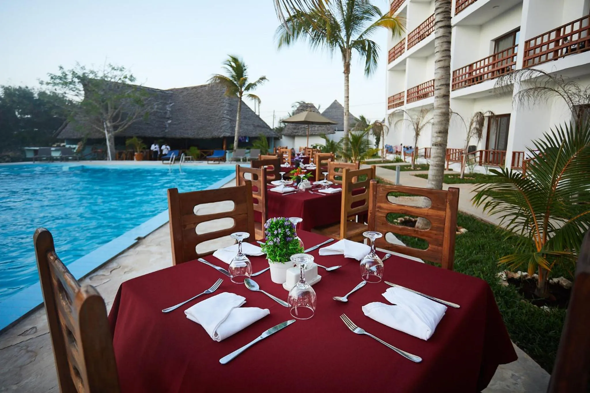 Restaurant/places to eat in Malika Nungwi Hotel