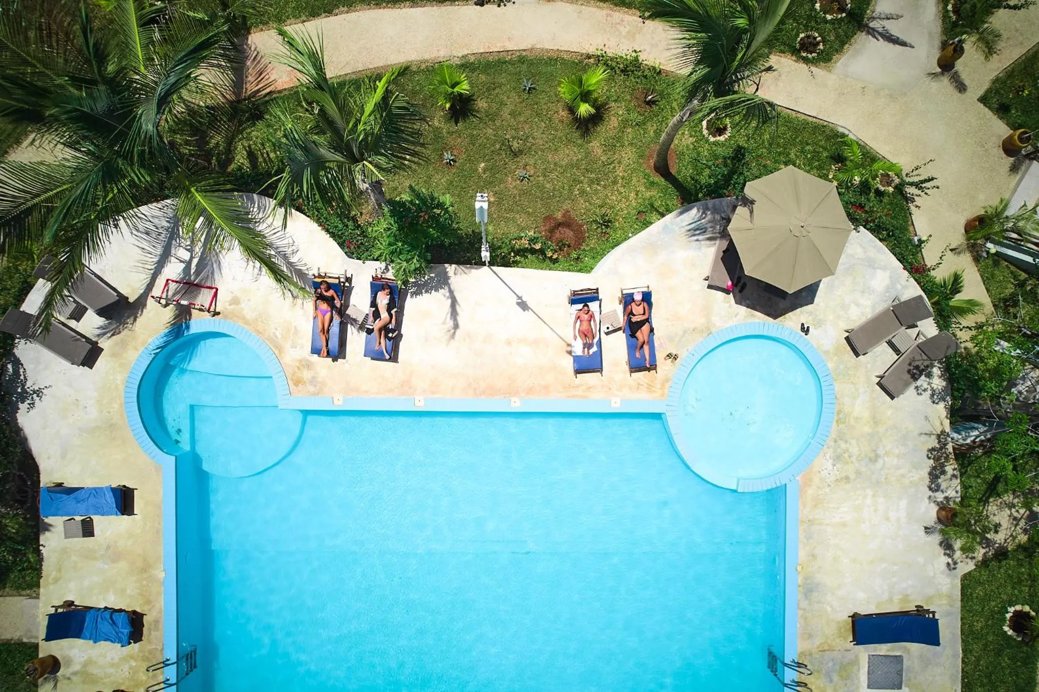 Bird's eye view in Malika Nungwi Hotel