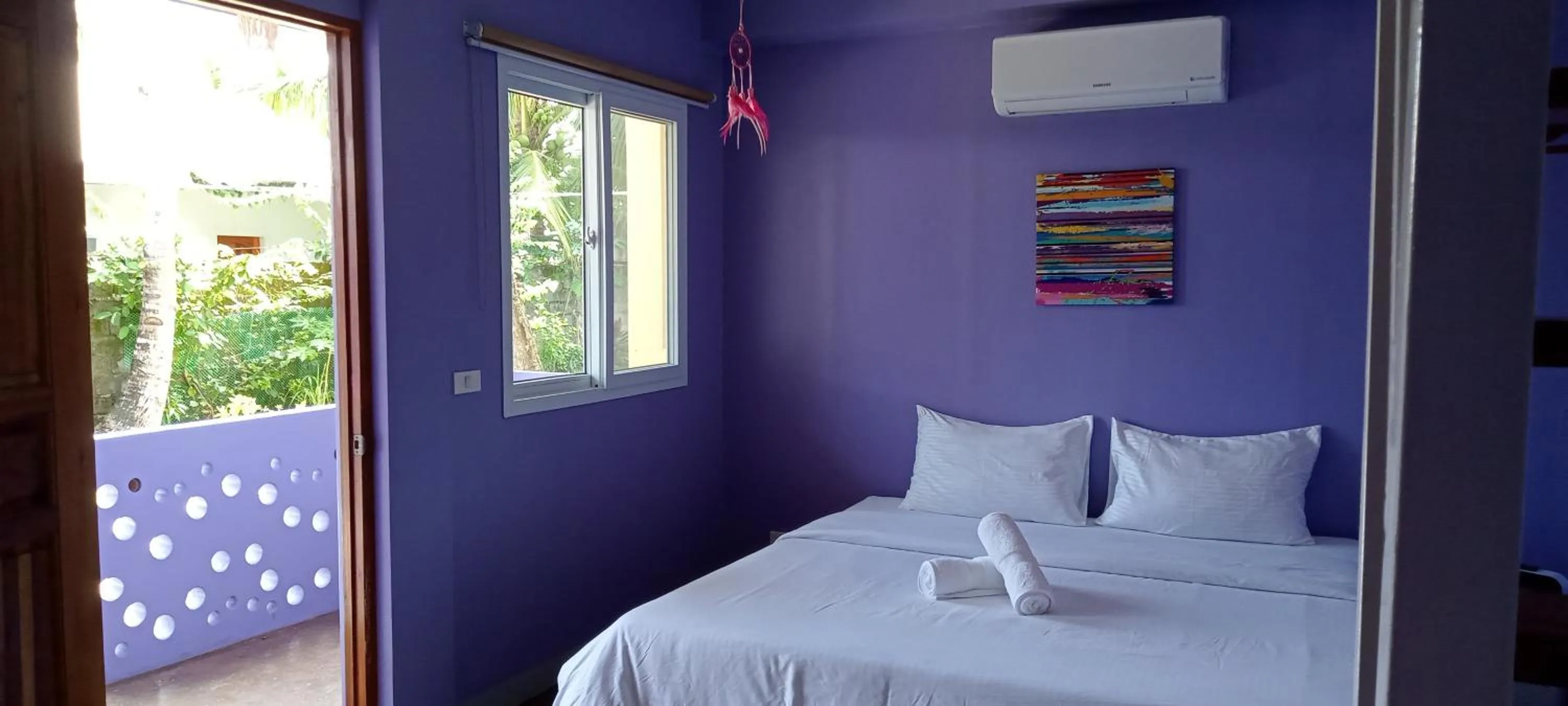 View (from property/room), Bed in In Dai Aquasports and Beach Resort