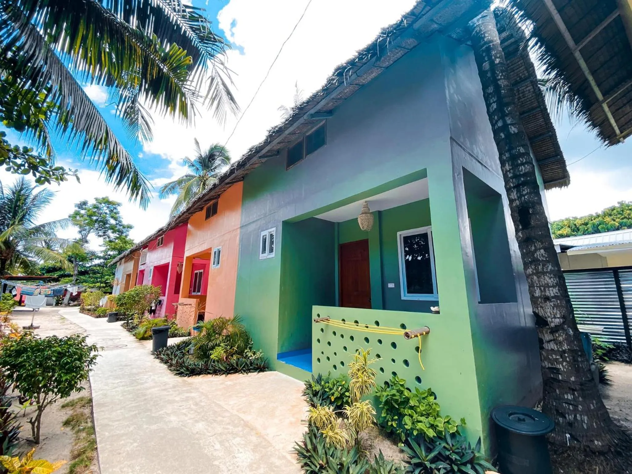 Inner courtyard view in In Dai Aquasports and Beach Resort