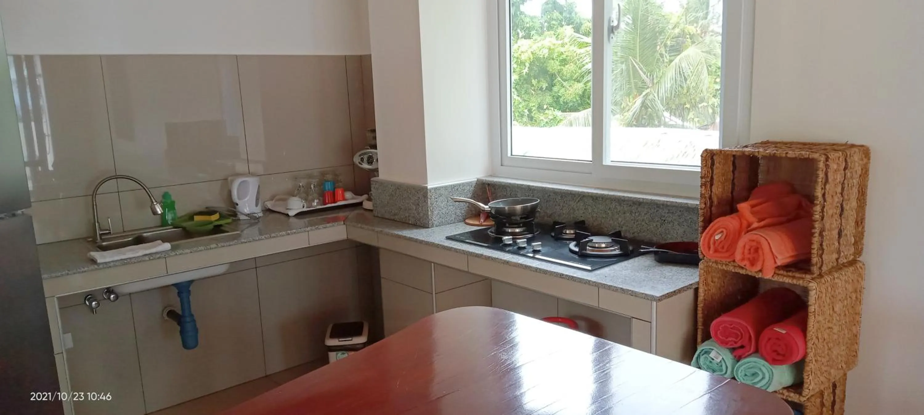 Kitchen or kitchenette in In Dai Aquasports and Beach Resort