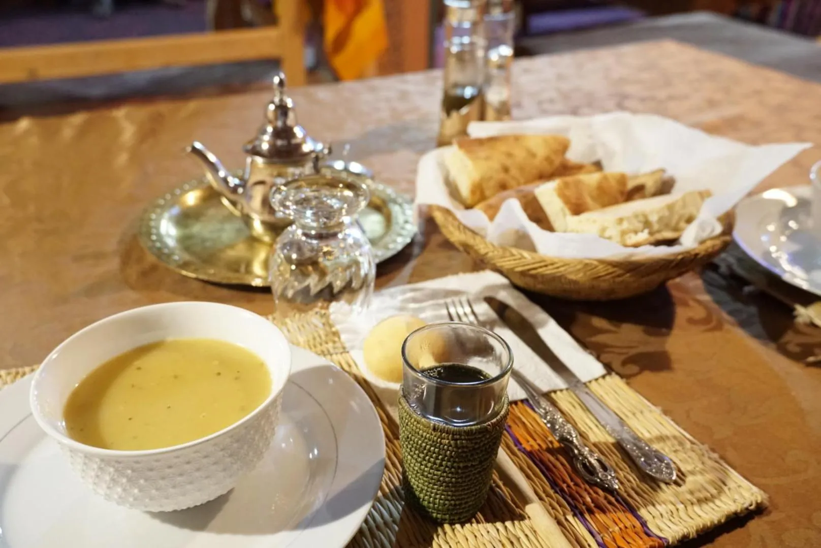 Food and drinks in Miguirne Chez Ali