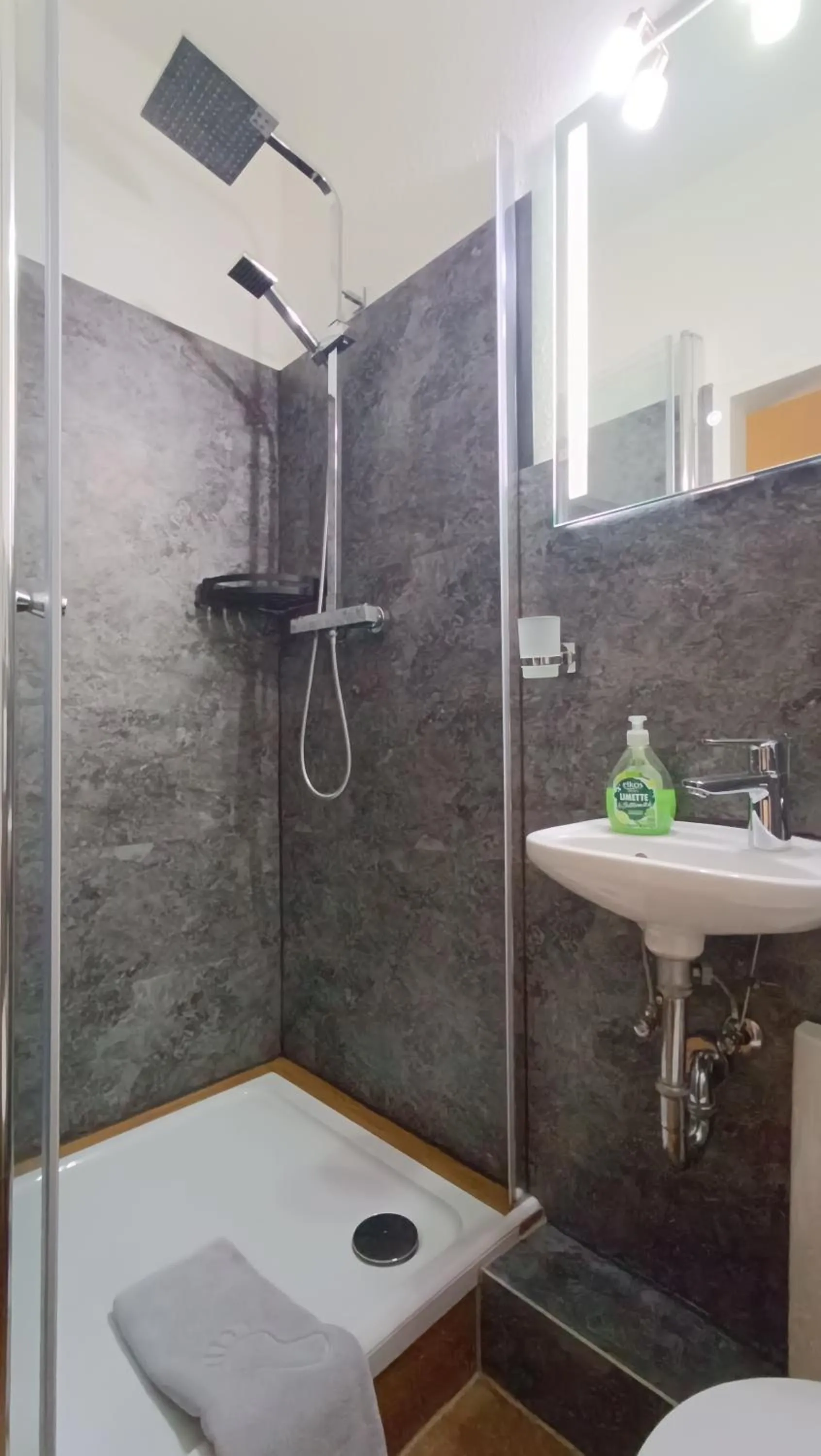 Shower in Hotel Villa Alice