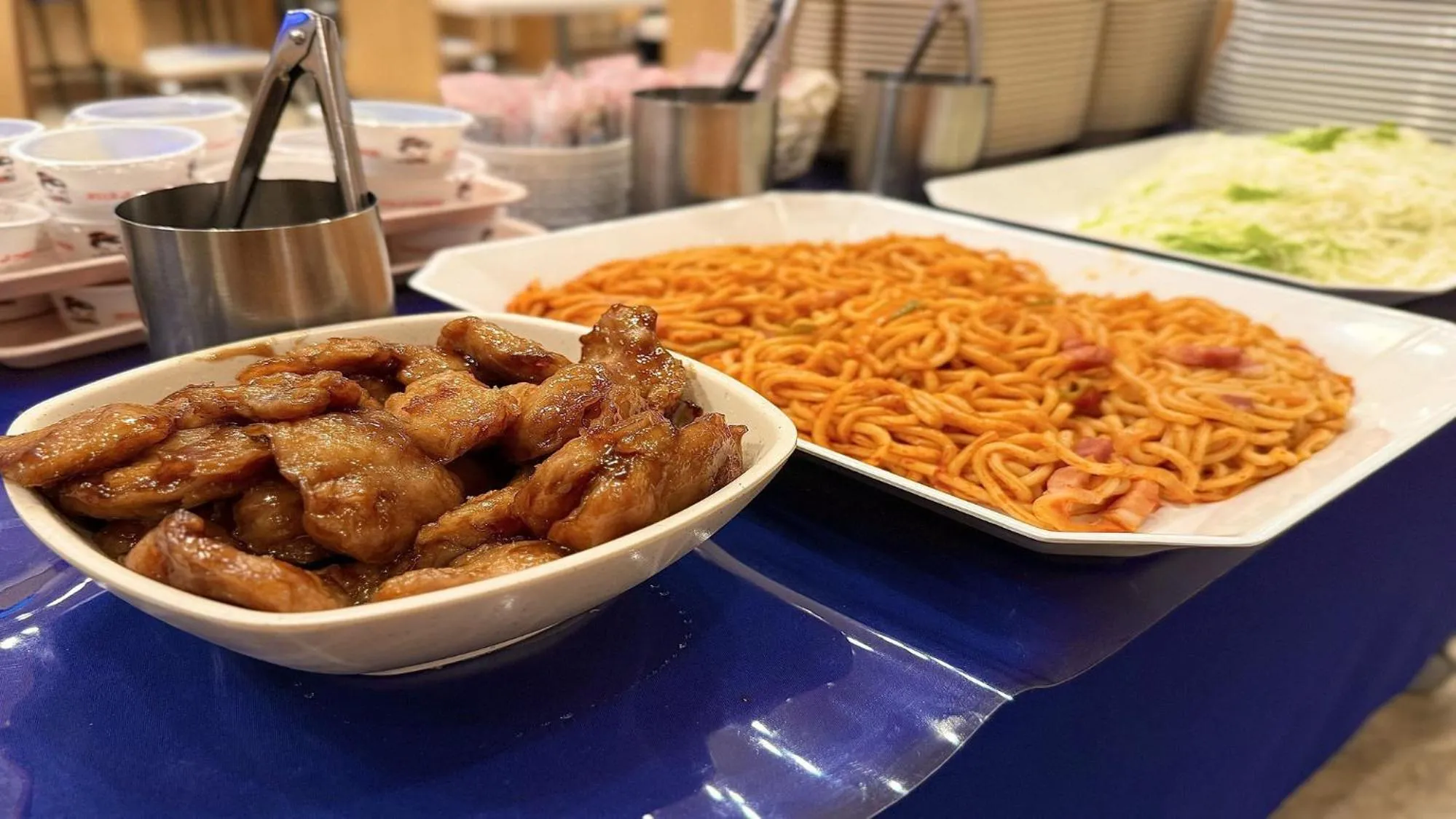Breakfast in Toyoko Inn Tokuyama-eki Shinkansen-guchi