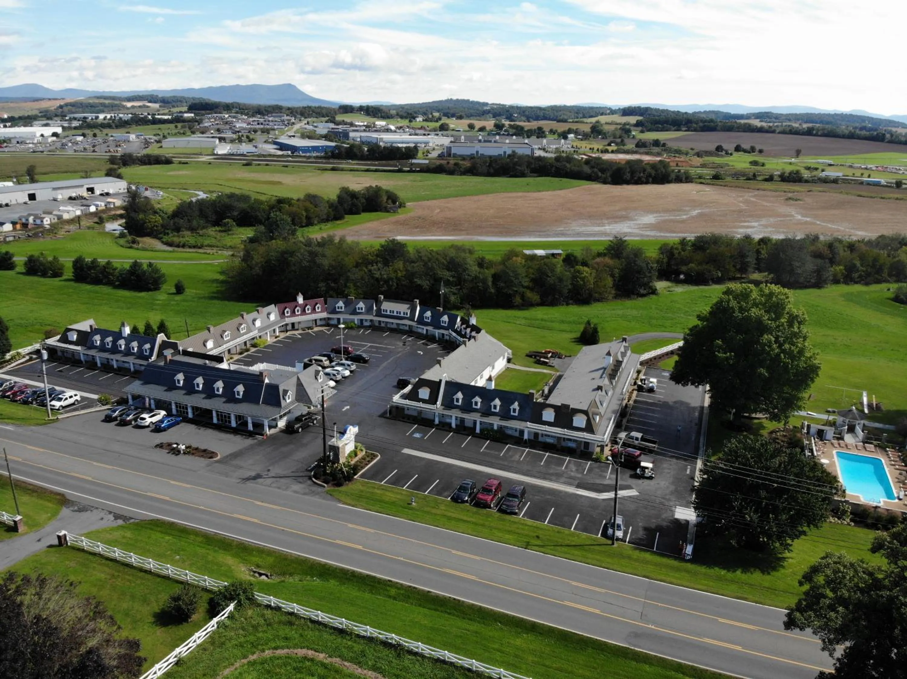 Bird's eye view in The Village Inn