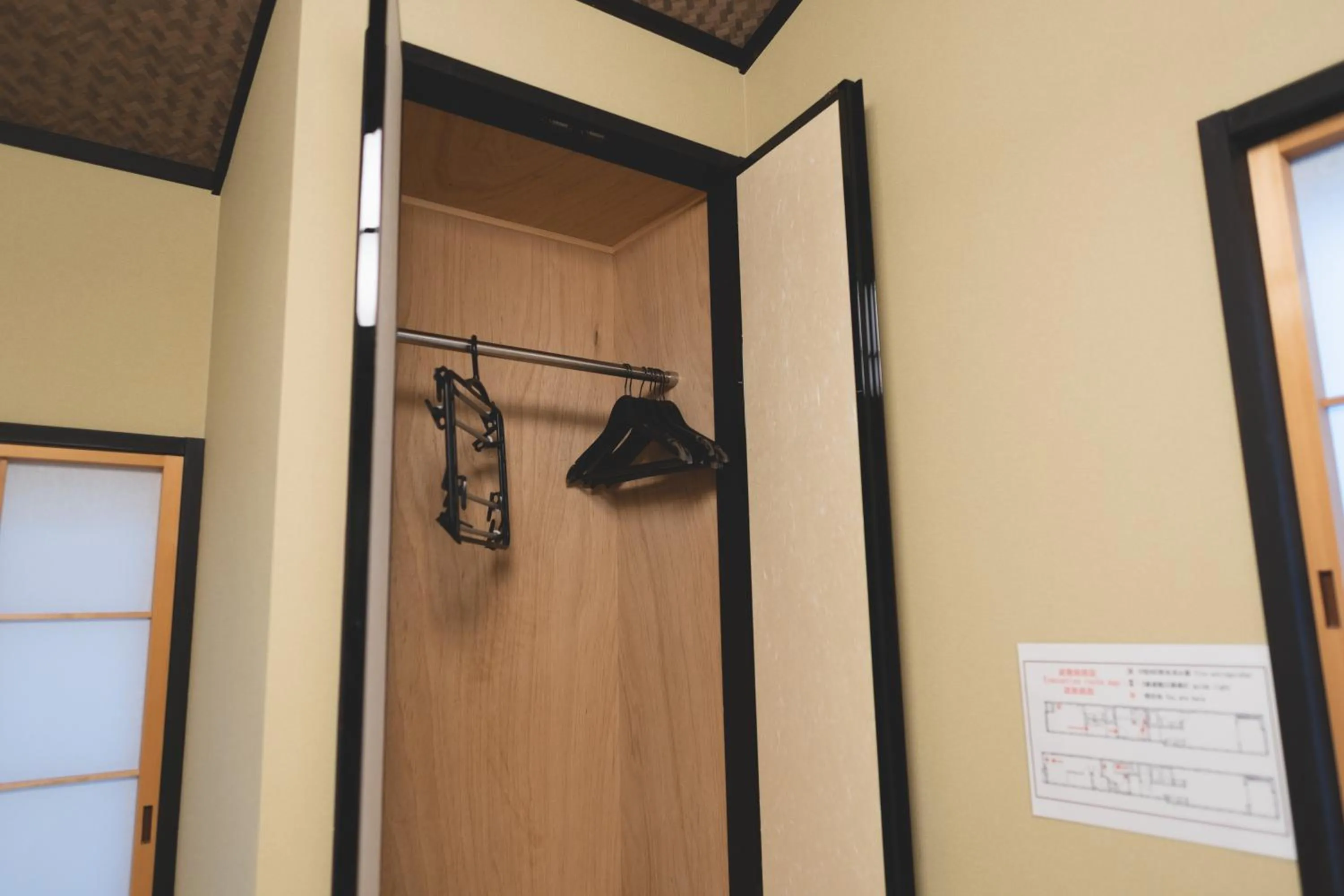 wardrobe in Little Hotel Kyoto Karasuma Takatsuji