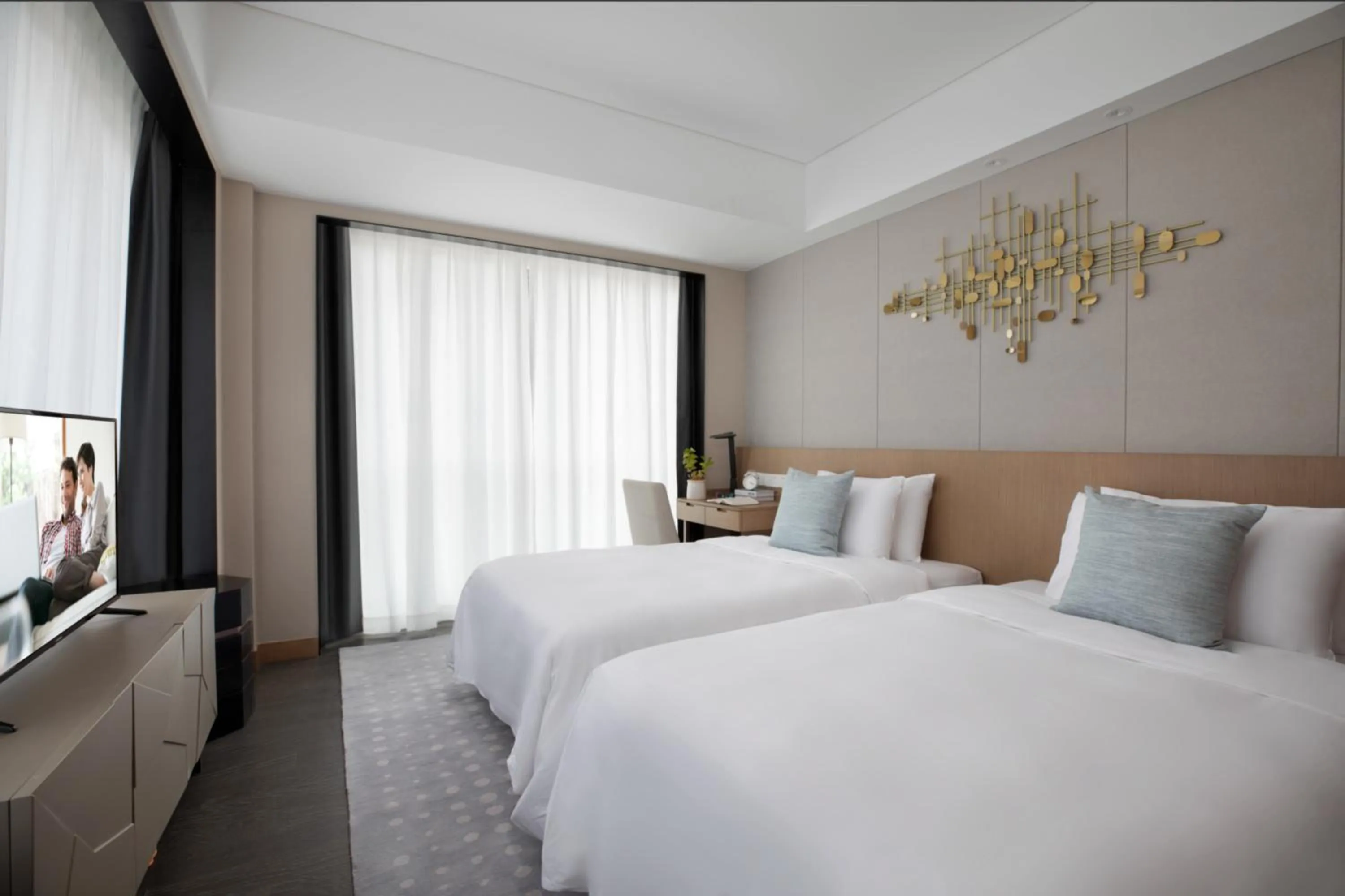 Bedroom, Bed in Citadines New District Wuxi