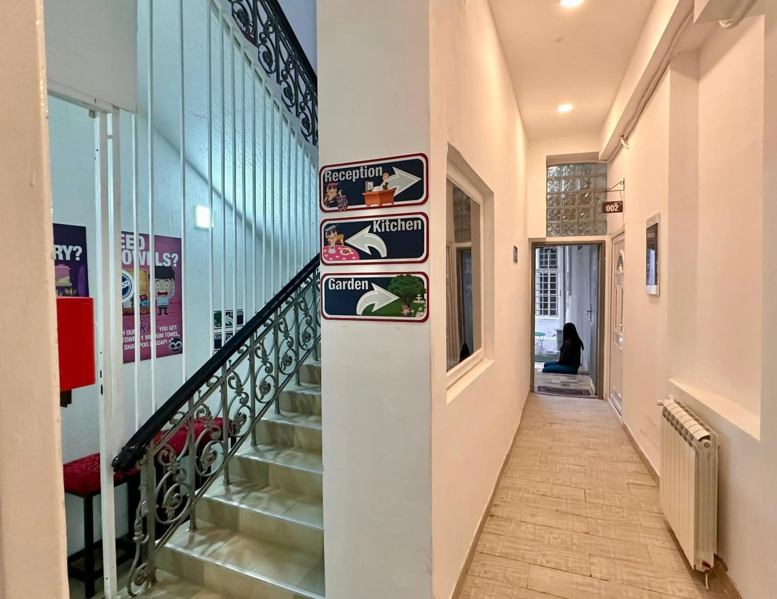 Garden in NEW GENERATION HOSTEL Prague center