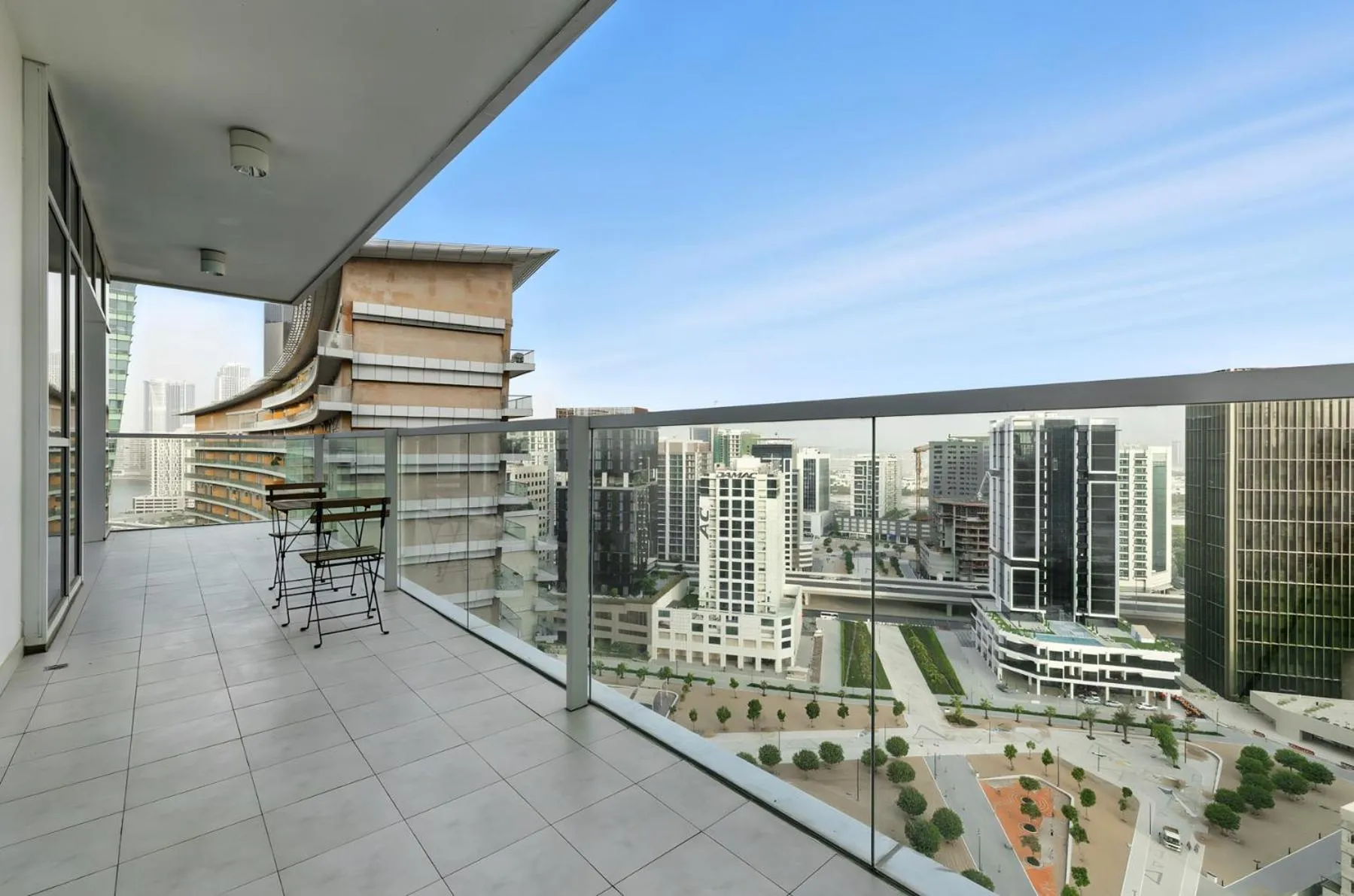 Balcony/Terrace in Unlock Metropolis Business Bay