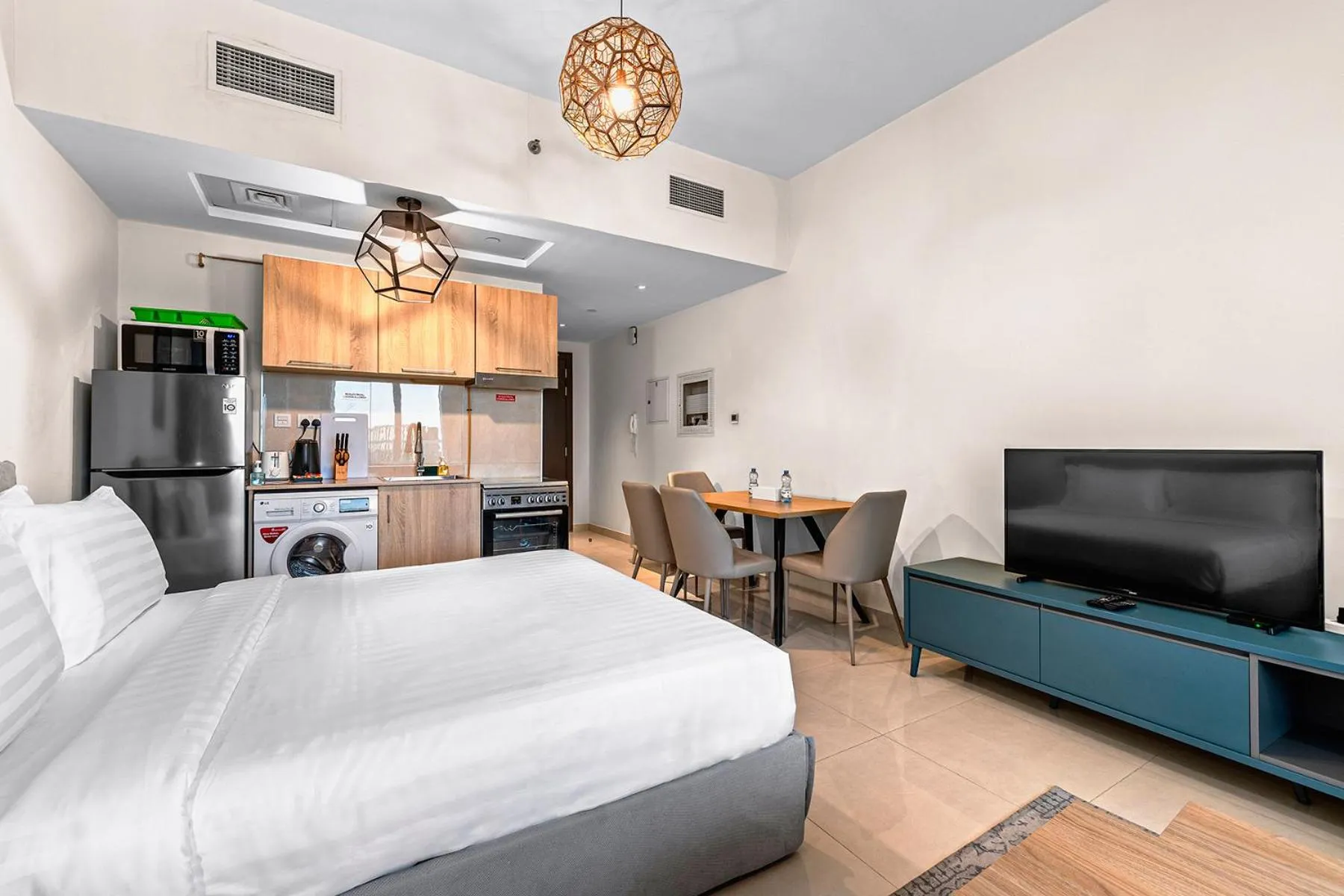 Bed in Unlock Metropolis Business Bay