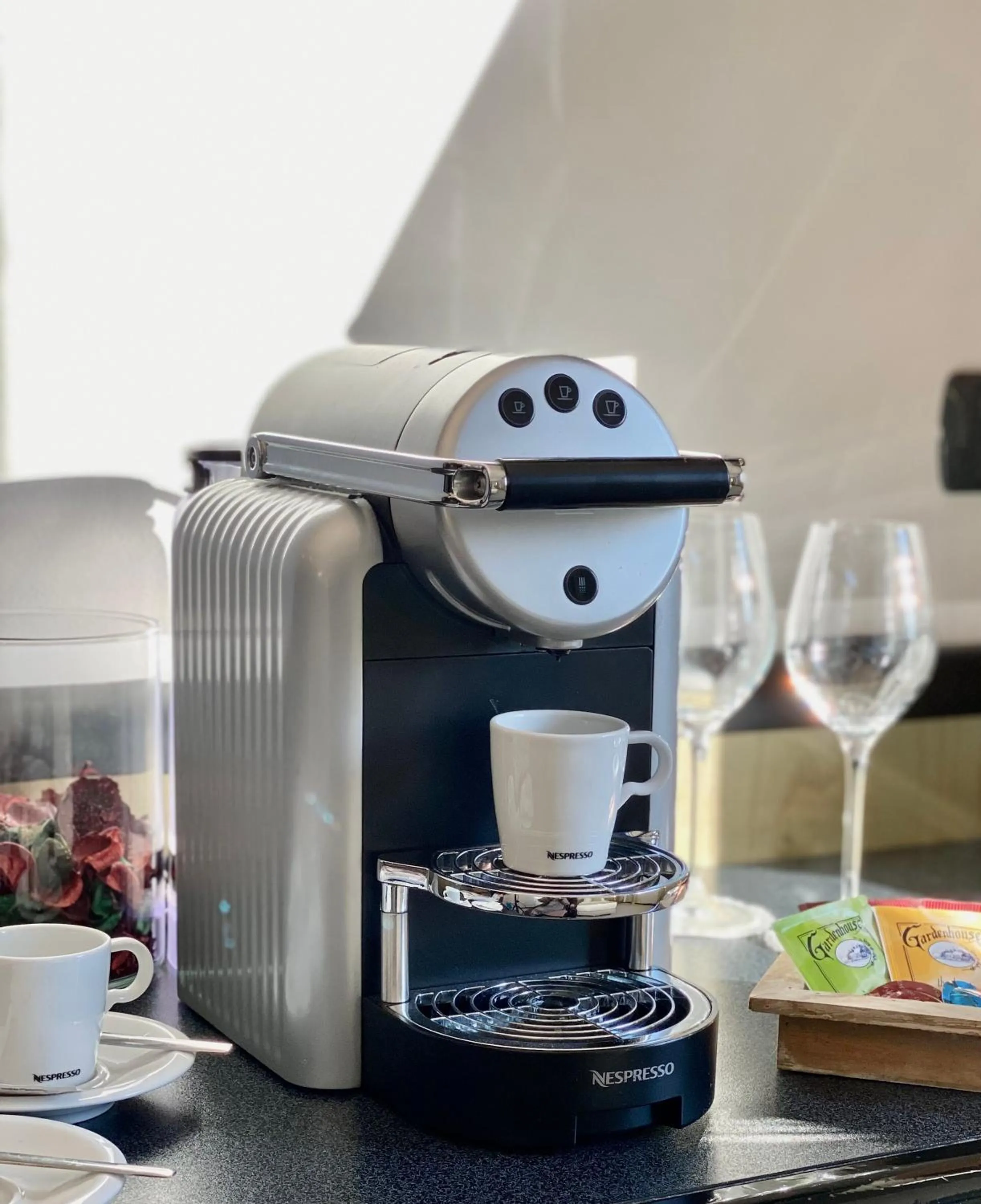 Coffee/tea facilities in Hotel Gardenia Fiera