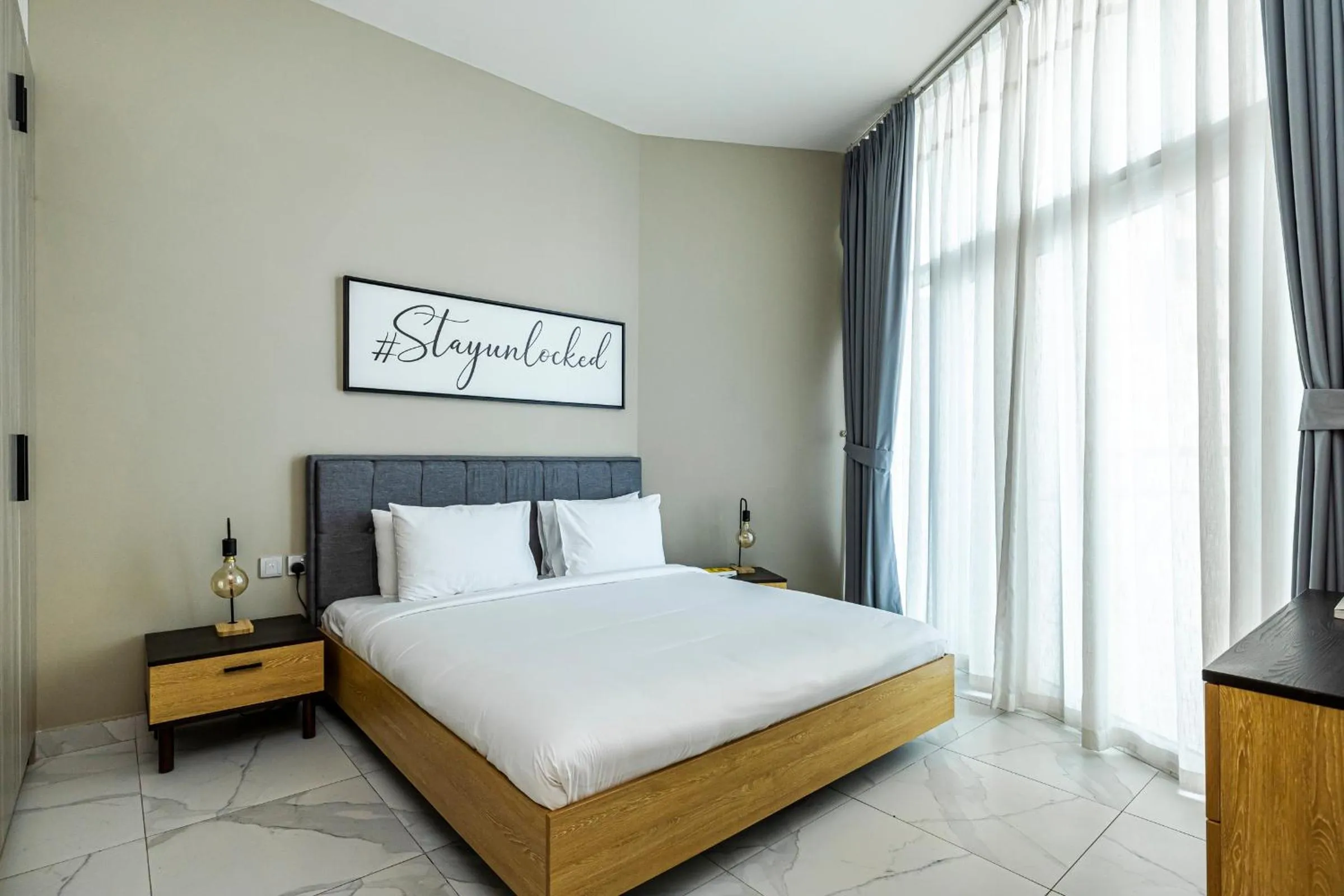 Bed in Unlock Waters Edge