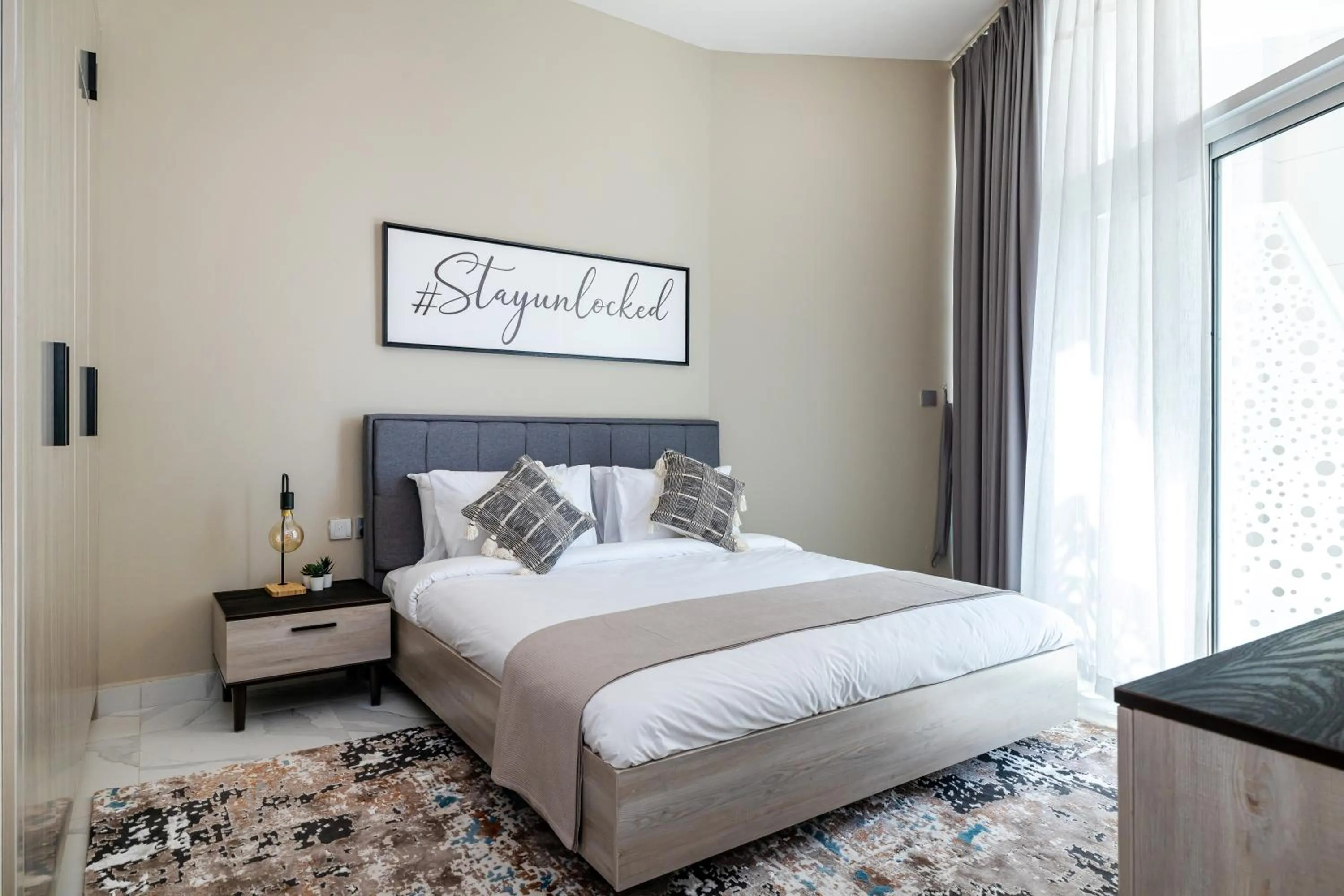 Bed in Unlock Waters Edge