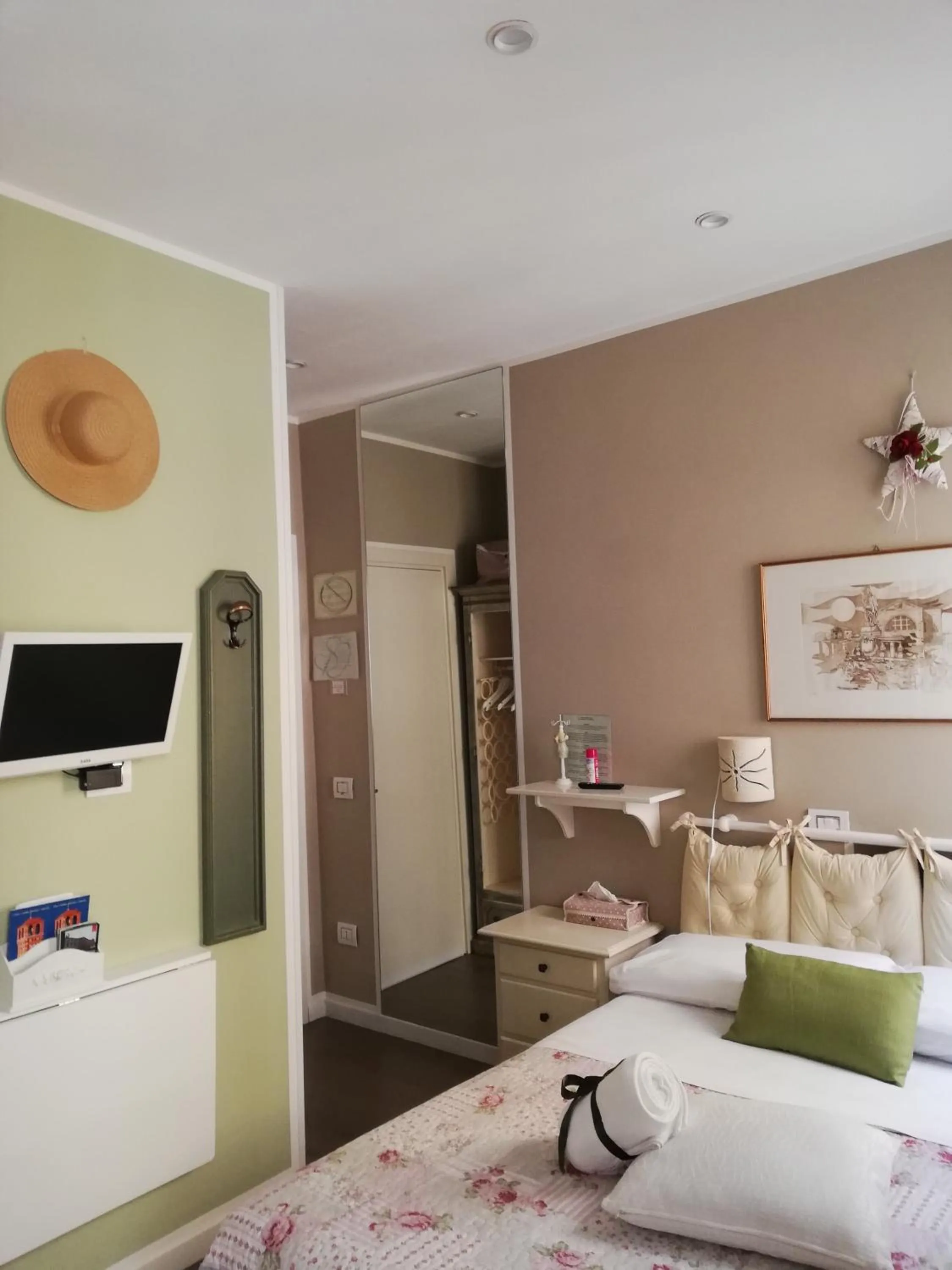 Communal lounge/ TV room, Bed in B & B San Domenico