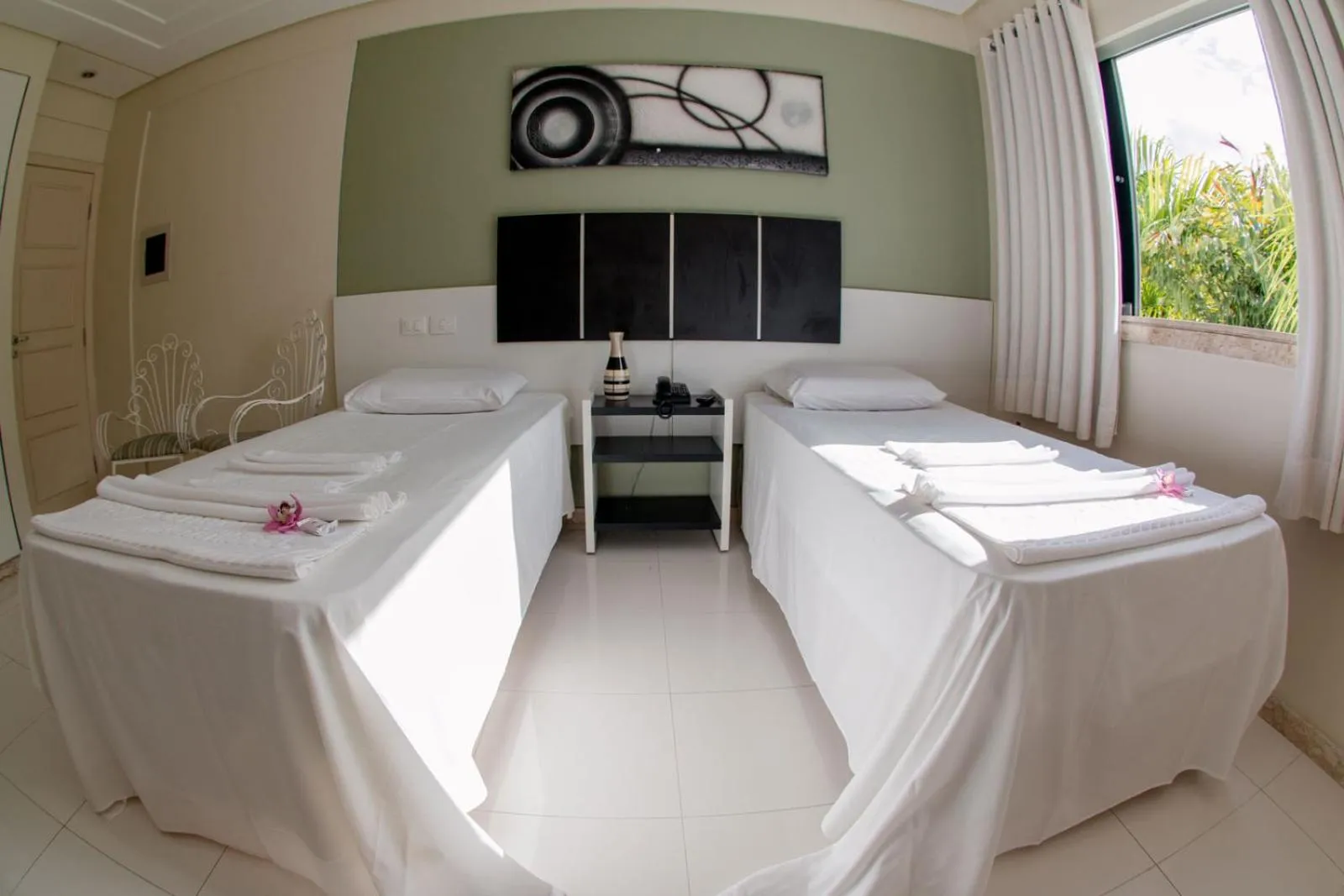 Bed in Eunapolis Plaza Hotel